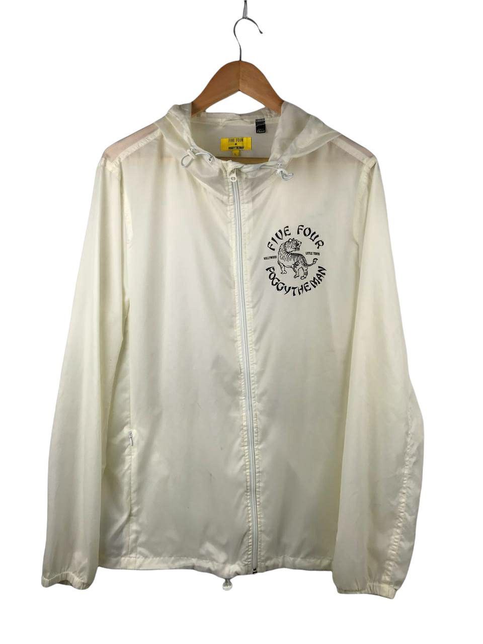image of Beams Plus x Five Four Poggy The Man Japanese Dragon Jacket in White, Men's (Size Large)