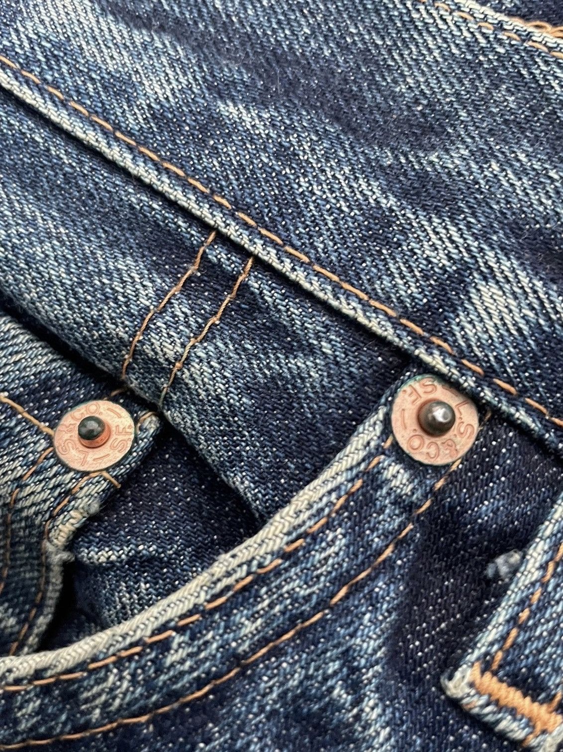 Levi's Levis 505 E 1967 Model Redline Selvedge Aging Distressed Size US 30 / EU 46 - 20 Thumbnail