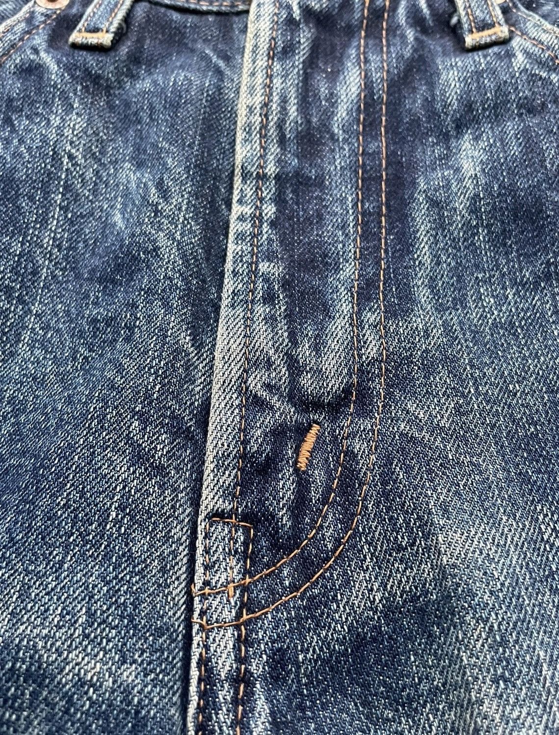 Levi's Levis 505 E 1967 Model Redline Selvedge Aging Distressed Size US 30 / EU 46 - 22 Thumbnail
