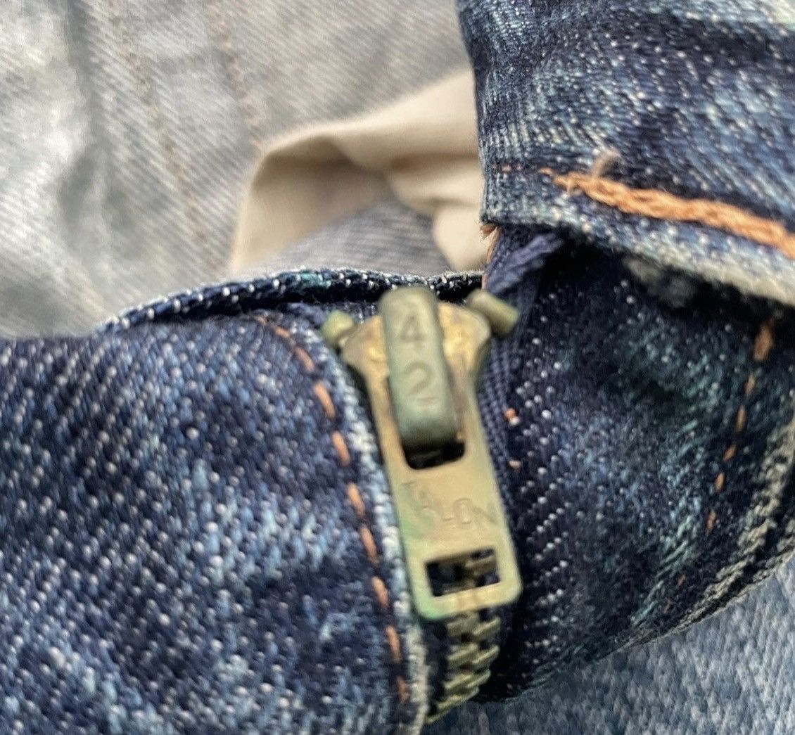 Levi's Levis 505 E 1967 Model Redline Selvedge Aging Distressed Size US 30 / EU 46 - 9 Thumbnail