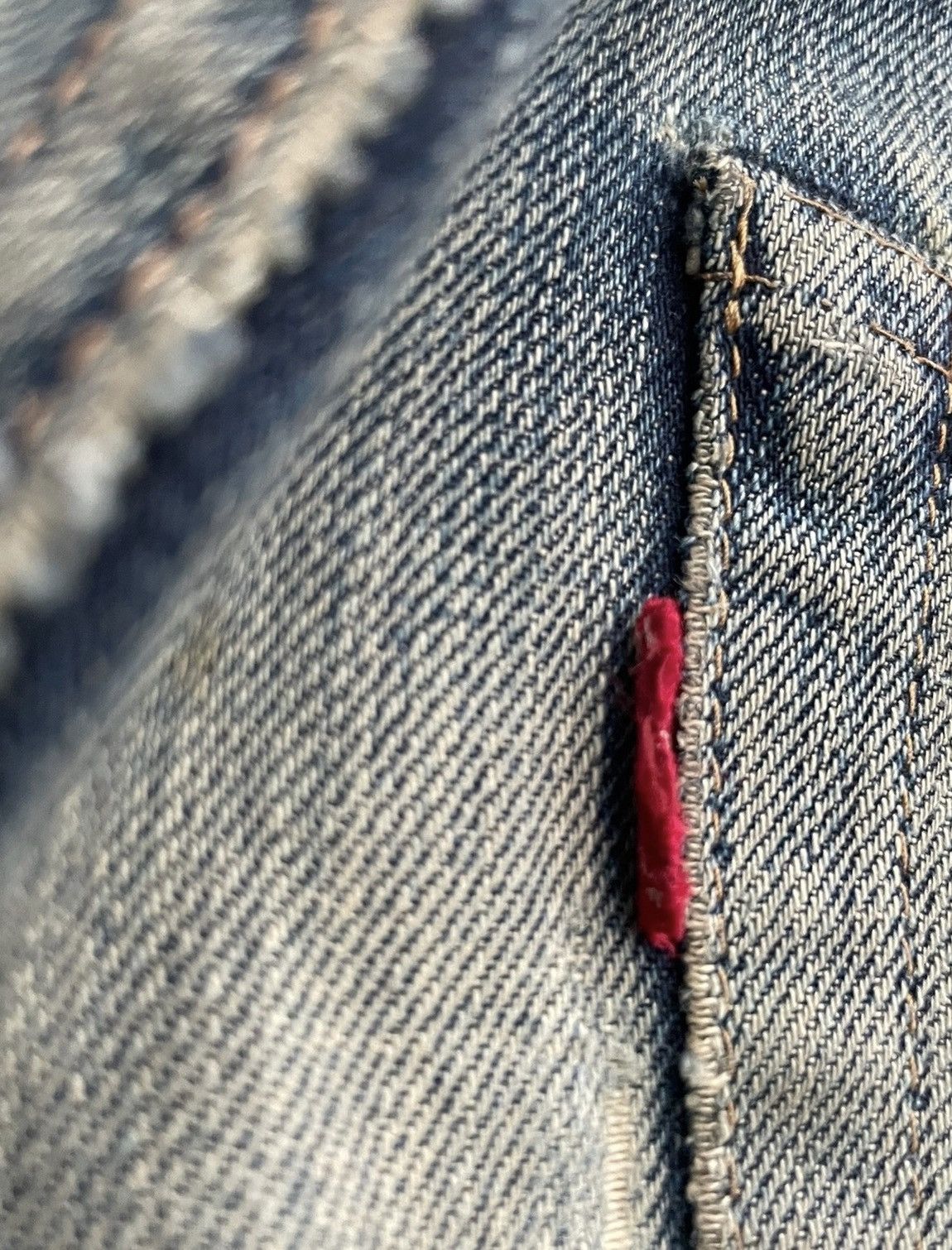 Levi's Levis 505 E 1967 Model Redline Selvedge Aging Distressed Size US 30 / EU 46 - 15 Thumbnail