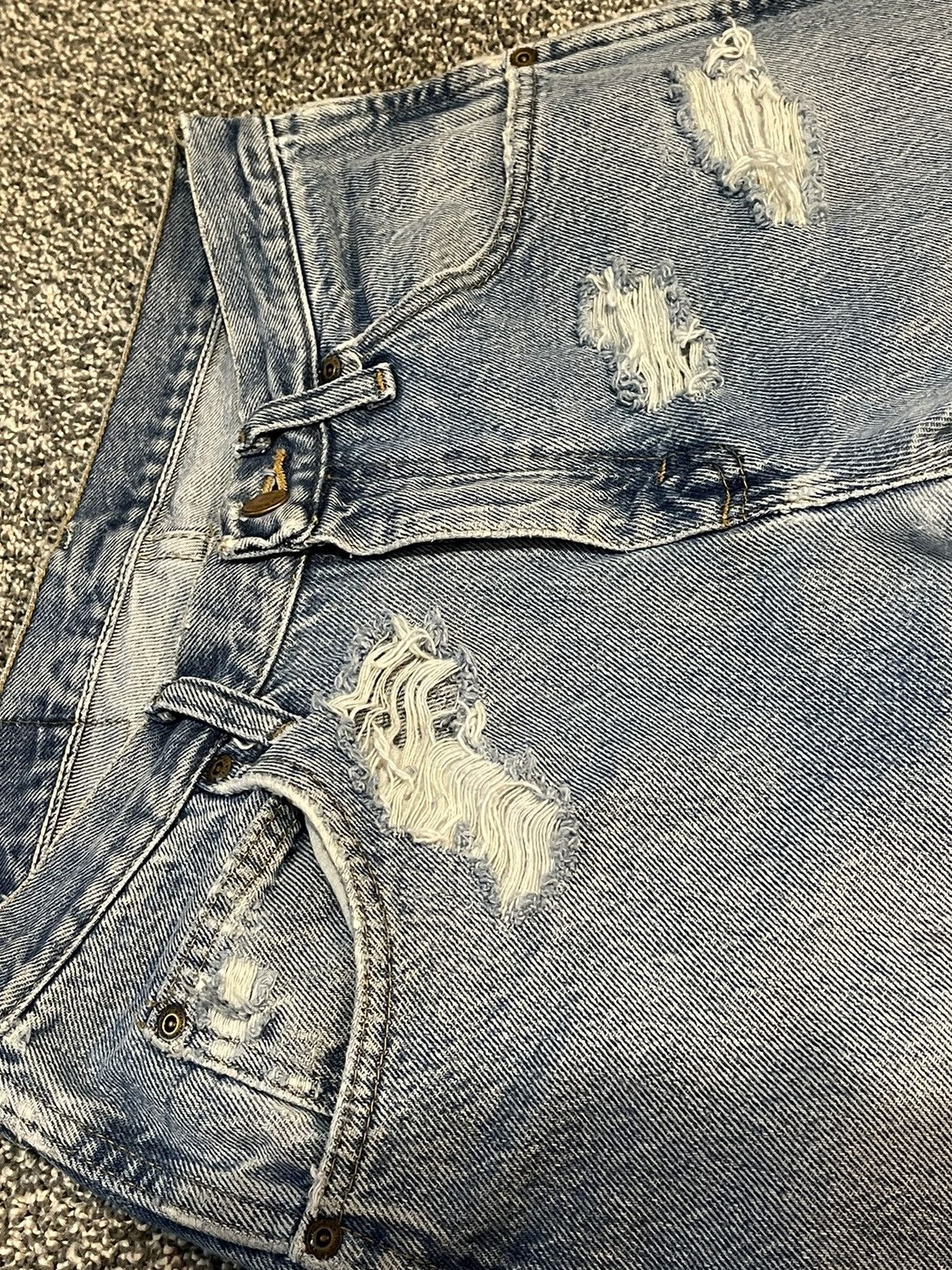 Vintage × Wrangler Wrangler Vintage Distressed Denim Size US 29 - 5 Thumbnail
