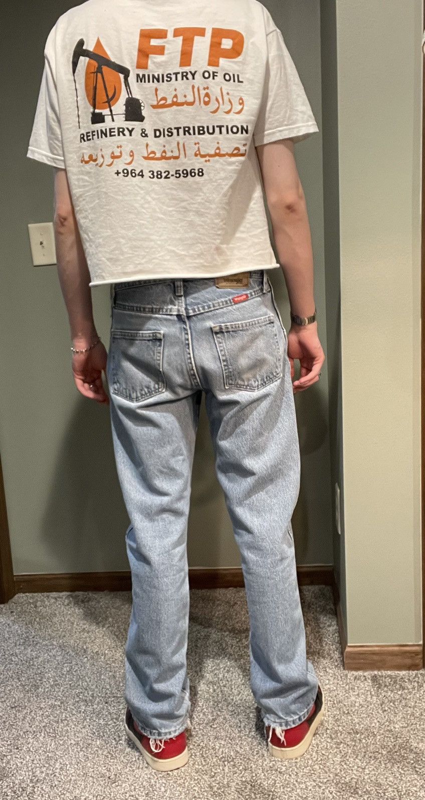 Vintage × Wrangler Wrangler Vintage Distressed Denim Size US 29 - 2 Thumbnail