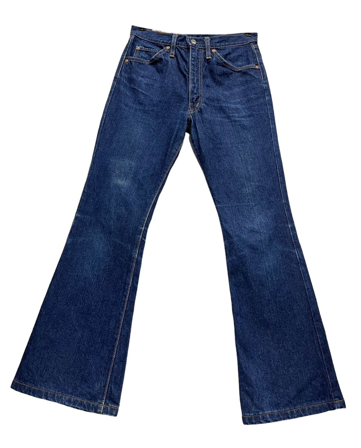 Big John Vintage BIG JOHN BIG WASHING Flare Bell Bottom High Waisted Size US 28 / EU 44 - 1 Thumbnail