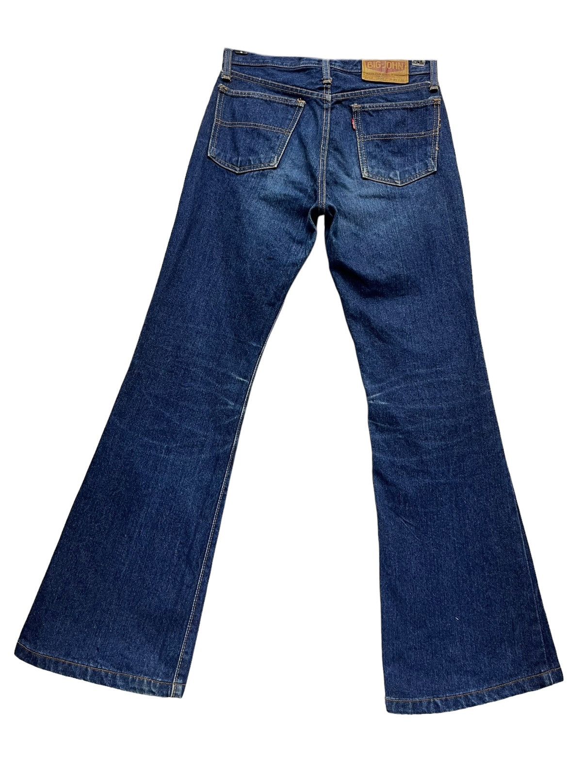 Big John Vintage BIG JOHN BIG WASHING Flare Bell Bottom High Waisted Size US 28 / EU 44 - 4 Thumbnail