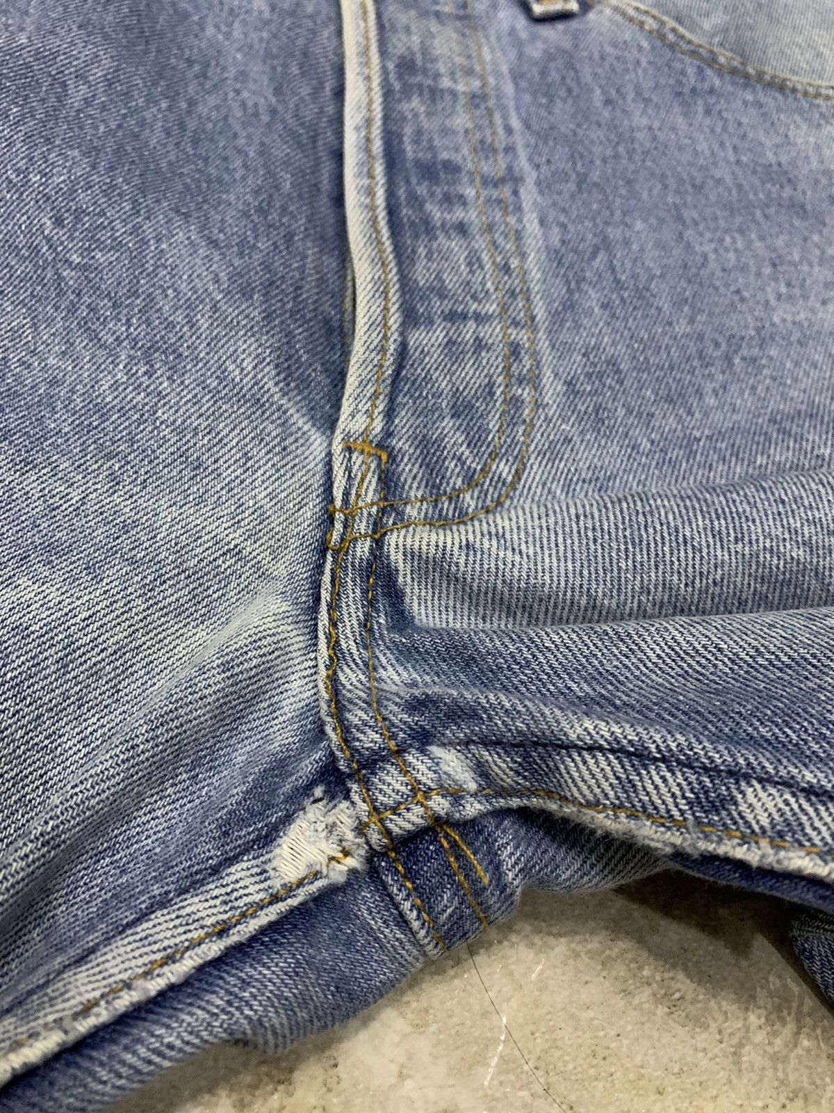 Levi's Vintage Levis 501xx Button Fly Distressed Size US 30 / EU 46 - 9 Thumbnail