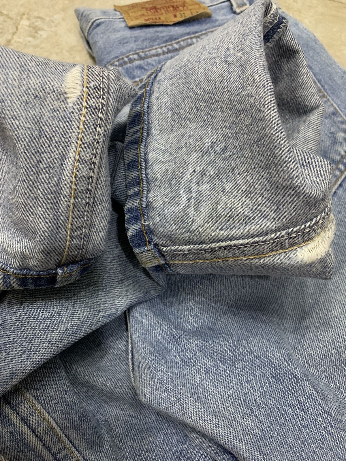 Levi's Vintage Levis 501xx Button Fly Distressed Size US 30 / EU 46 - 8 Thumbnail