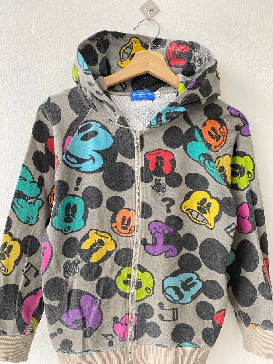 Cartoon Network Disney Mickey Mouse Over Print Zip Up Hoodies Size US XS / EU 42 / 0 - 2 Thumbnail