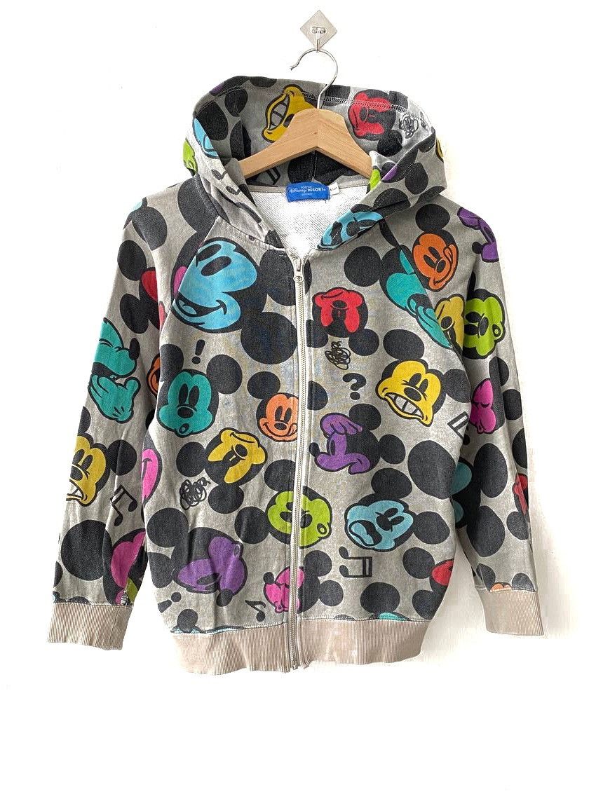 Cartoon Network Disney Mickey Mouse Over Print Zip Up Hoodies Size US XS / EU 42 / 0 - 1 Thumbnail