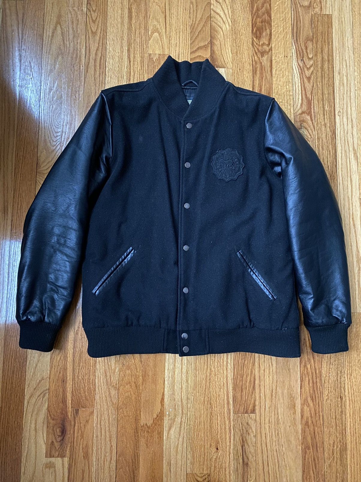 Obey soto varsity jacket best sale