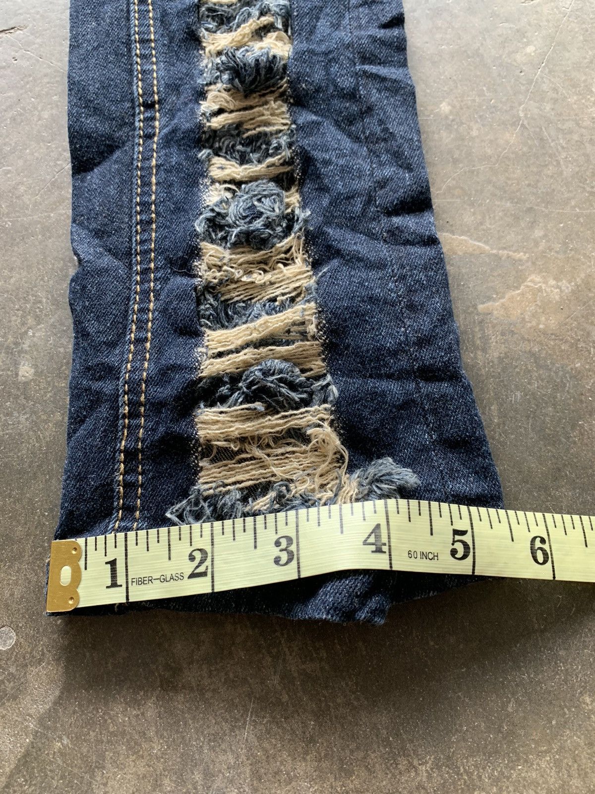 Japanese Brand Super Skinny Distressed Denim Size 28" / US 6 / IT 42 - 9 Thumbnail