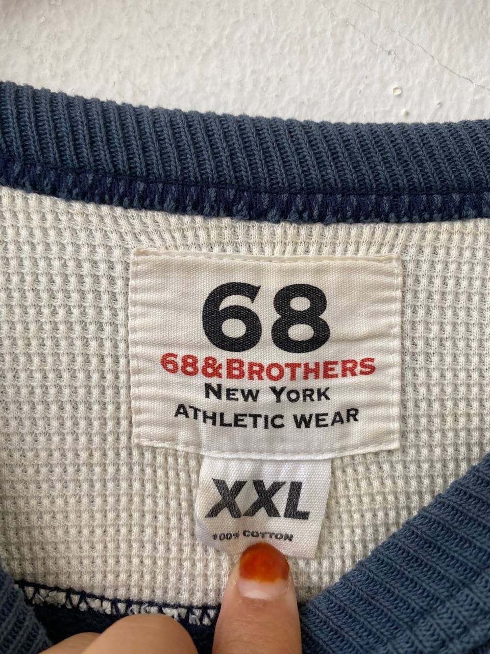 Vintage Union Made 68 & Brothers Crewneck Sweatshirt Size US XXL / EU 58 / 5 - 4 Thumbnail