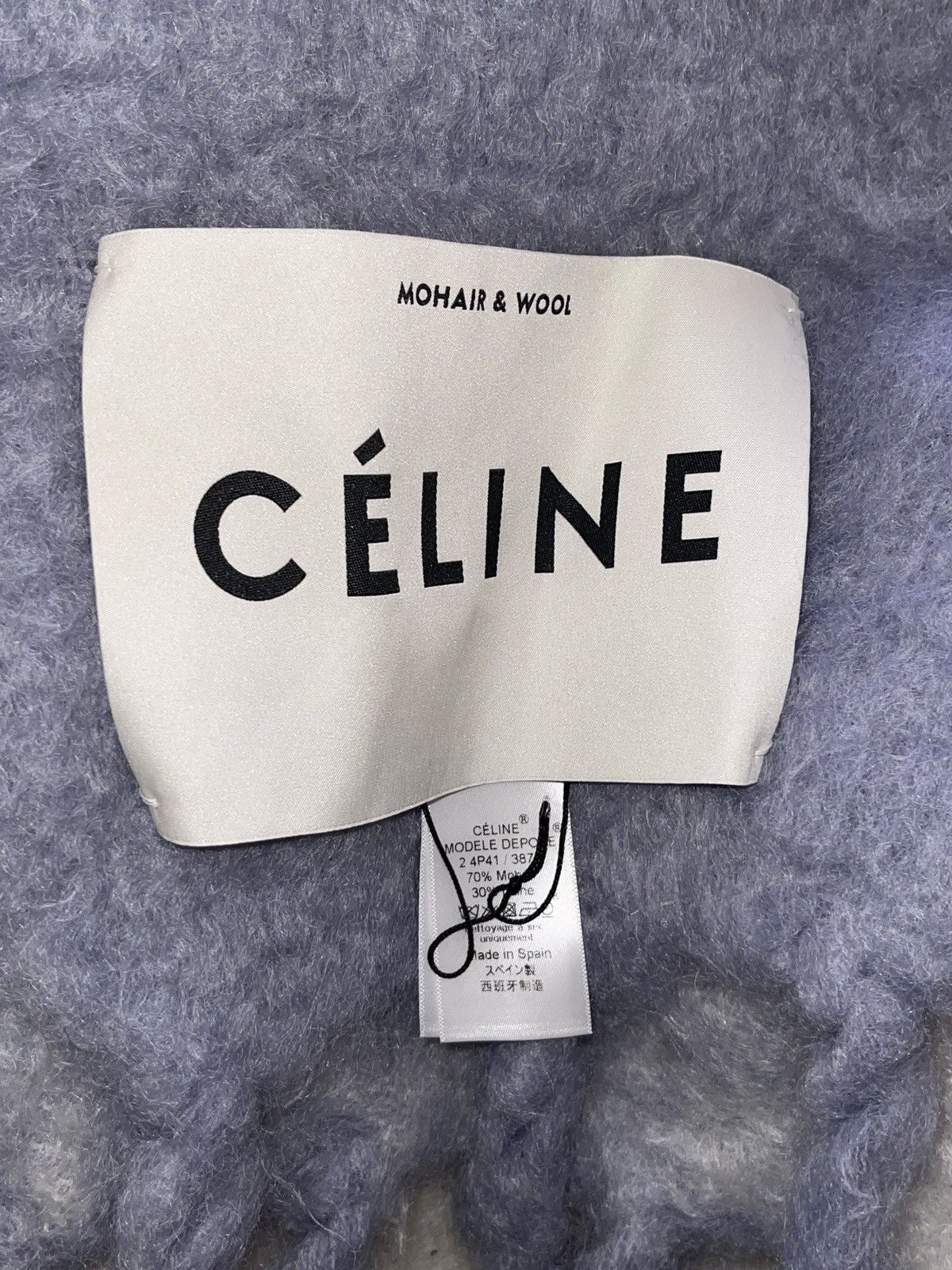 Celine Céline FW17 Phoebe Philo x Peter Miles Mohair Runway Blanket Size ONE SIZE - 4 Thumbnail