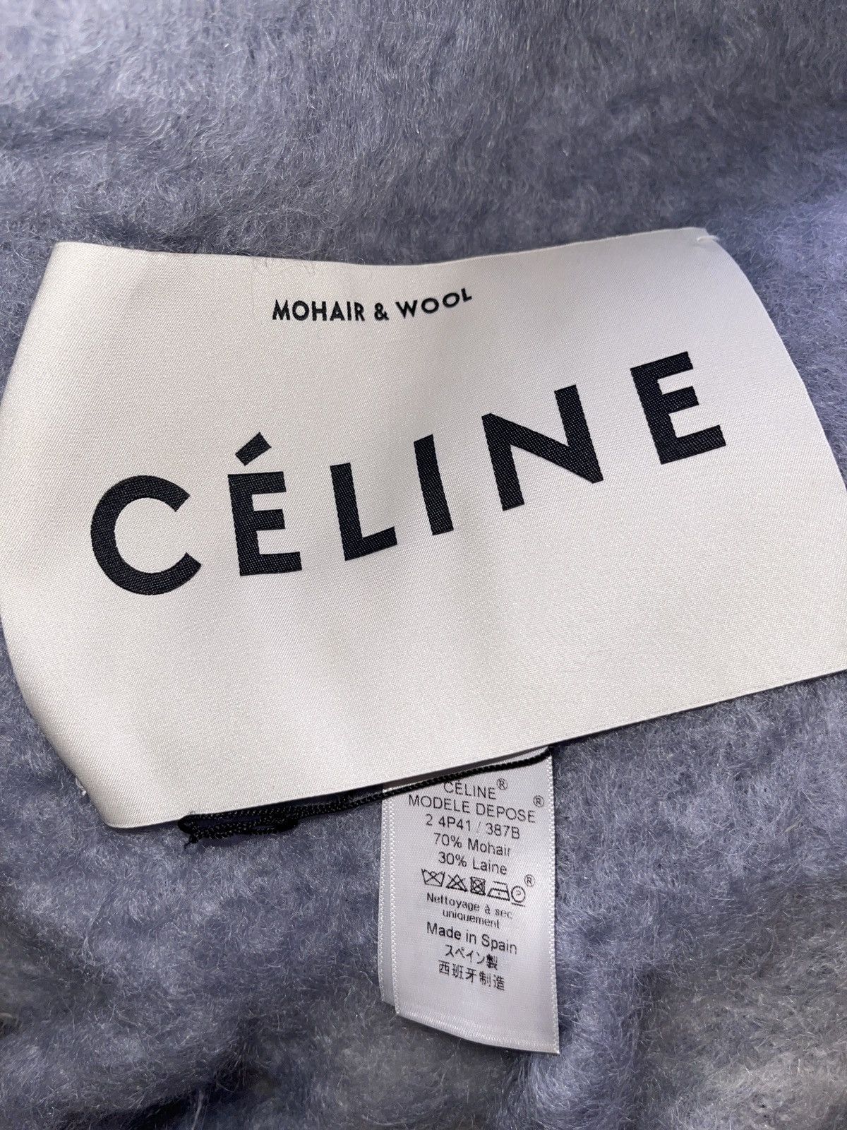 Celine Céline FW17 Phoebe Philo x Peter Miles Mohair Runway Blanket Size ONE SIZE - 3 Thumbnail