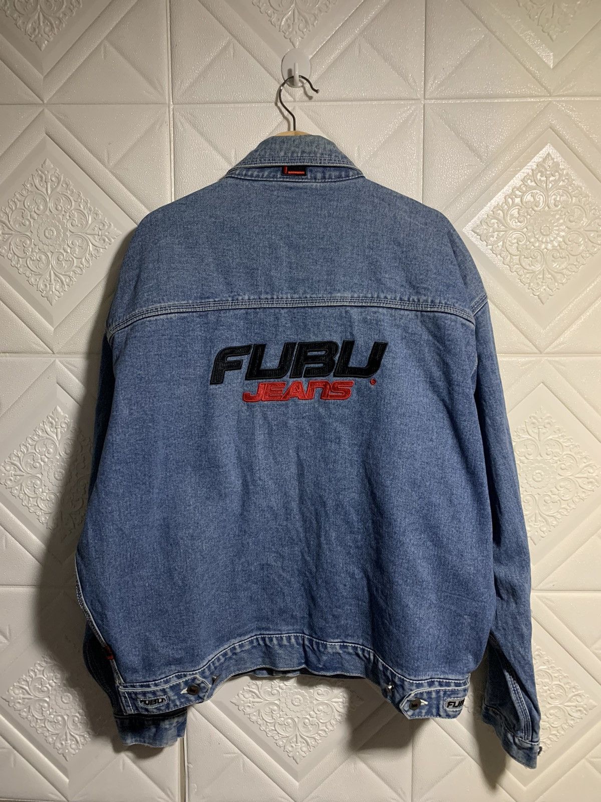 Fubu Fubu Denim Jacket Big Spellout Size US XL / EU 56 / 4 - 2 Thumbnail