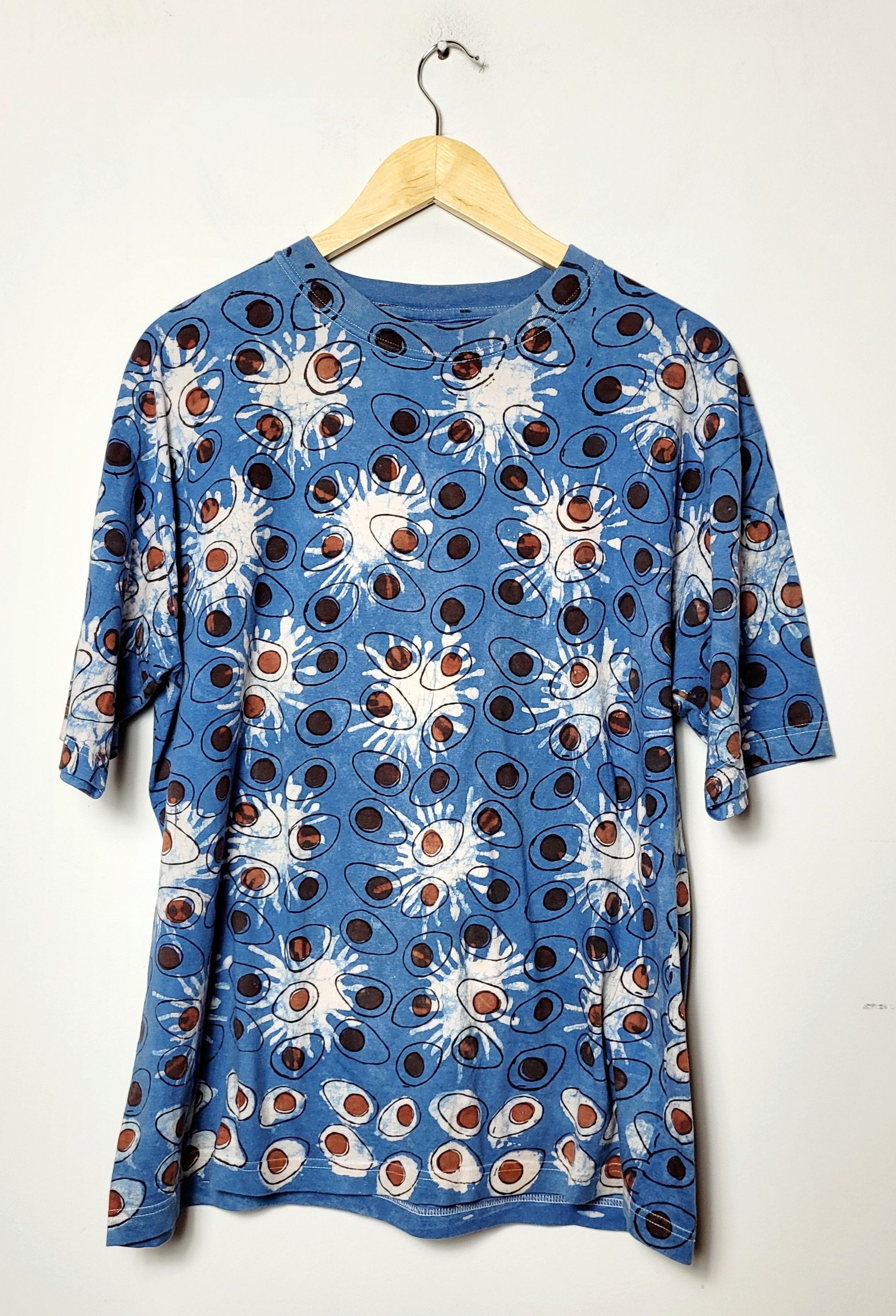 Vintage abstract tie dye avocado vintage t-shirt Size US L / EU 52-54 / 3 - 1 Thumbnail