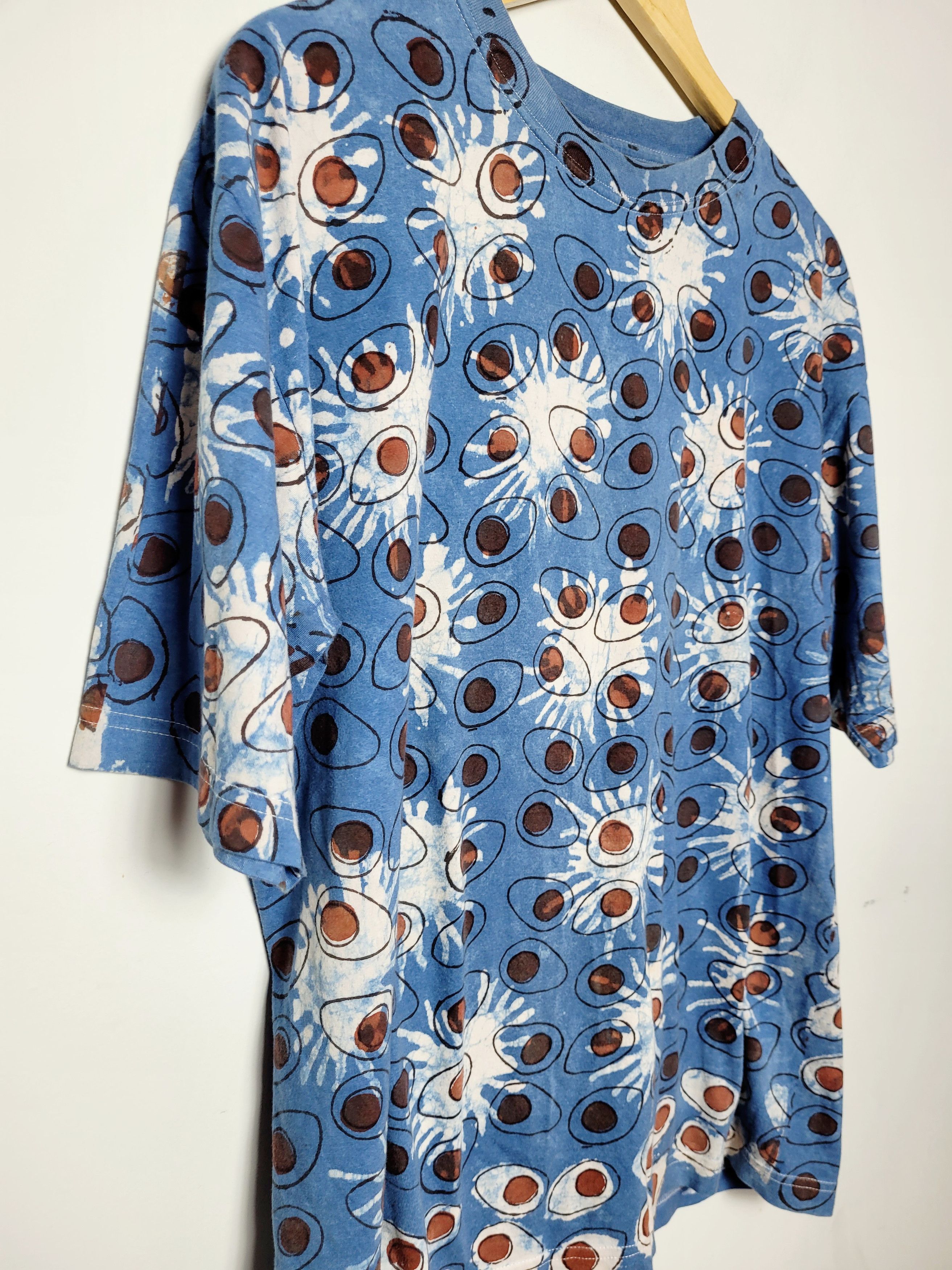 Vintage abstract tie dye avocado vintage t-shirt Size US L / EU 52-54 / 3 - 4 Thumbnail