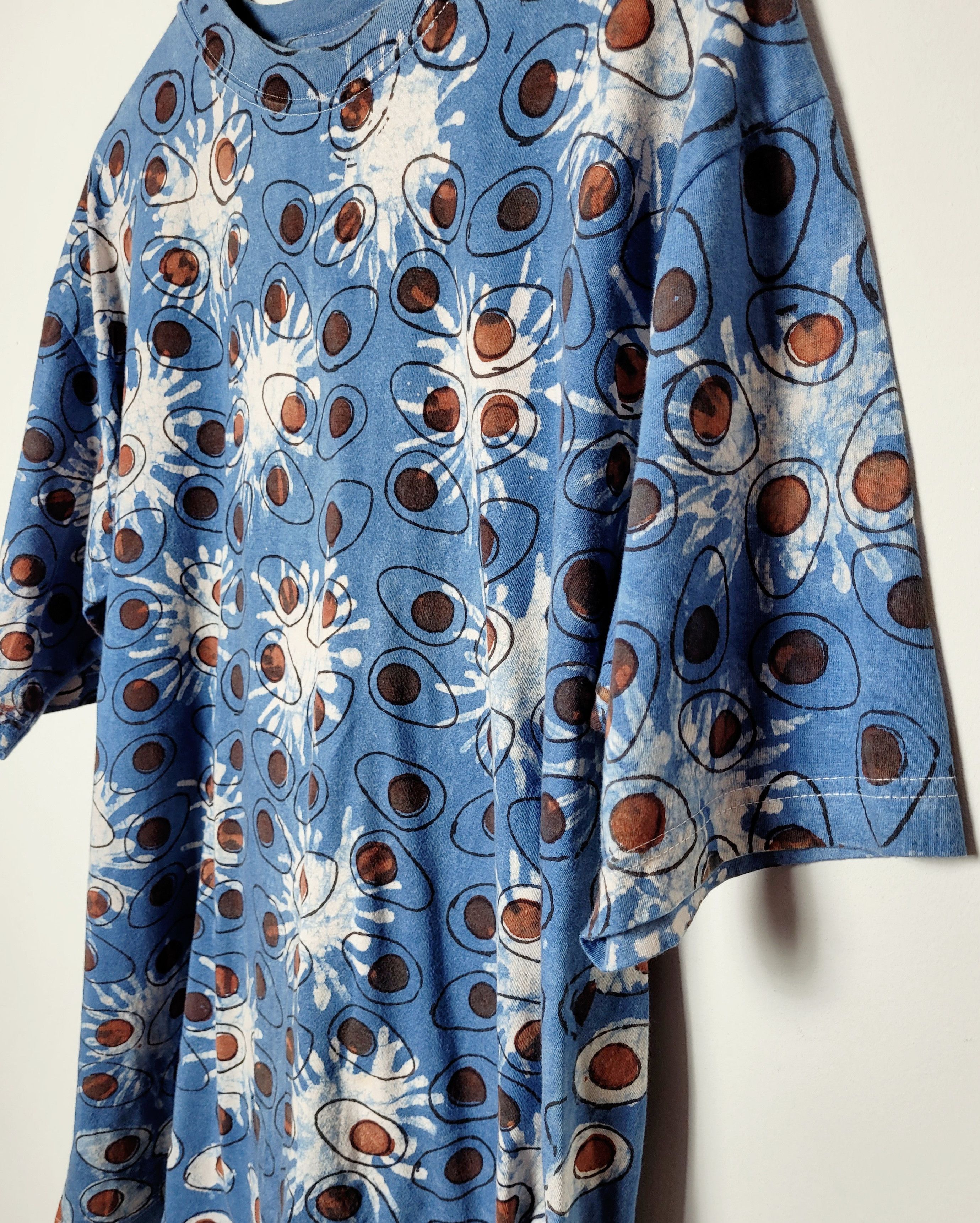 Vintage abstract tie dye avocado vintage t-shirt Size US L / EU 52-54 / 3 - 5 Thumbnail