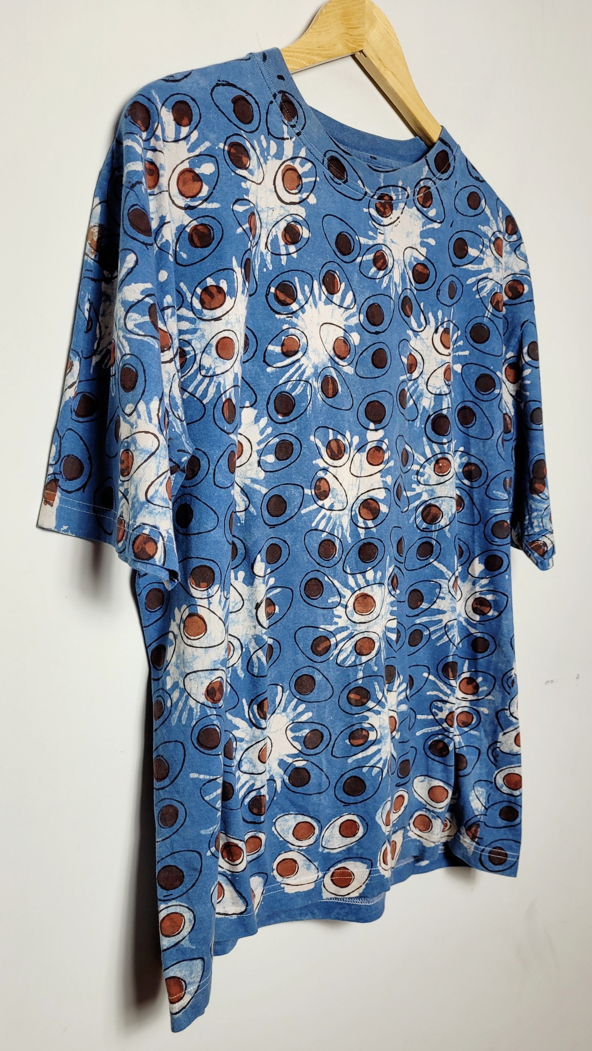 Vintage abstract tie dye avocado vintage t-shirt Size US L / EU 52-54 / 3 - 3 Thumbnail