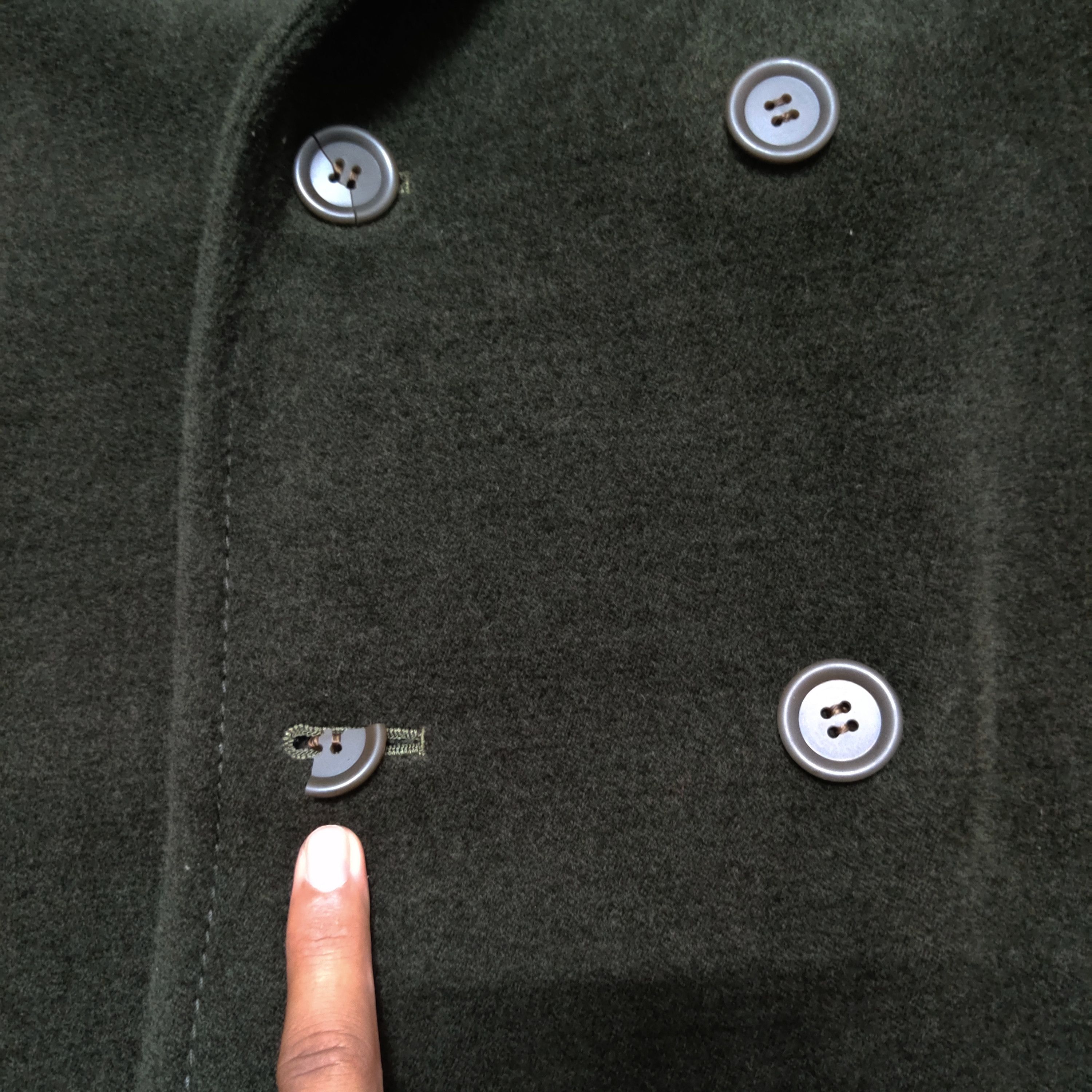 Lanvin Vintage Lanvin Paris Wool Coat Size US L / EU 52-54 / 3 - 6 Thumbnail