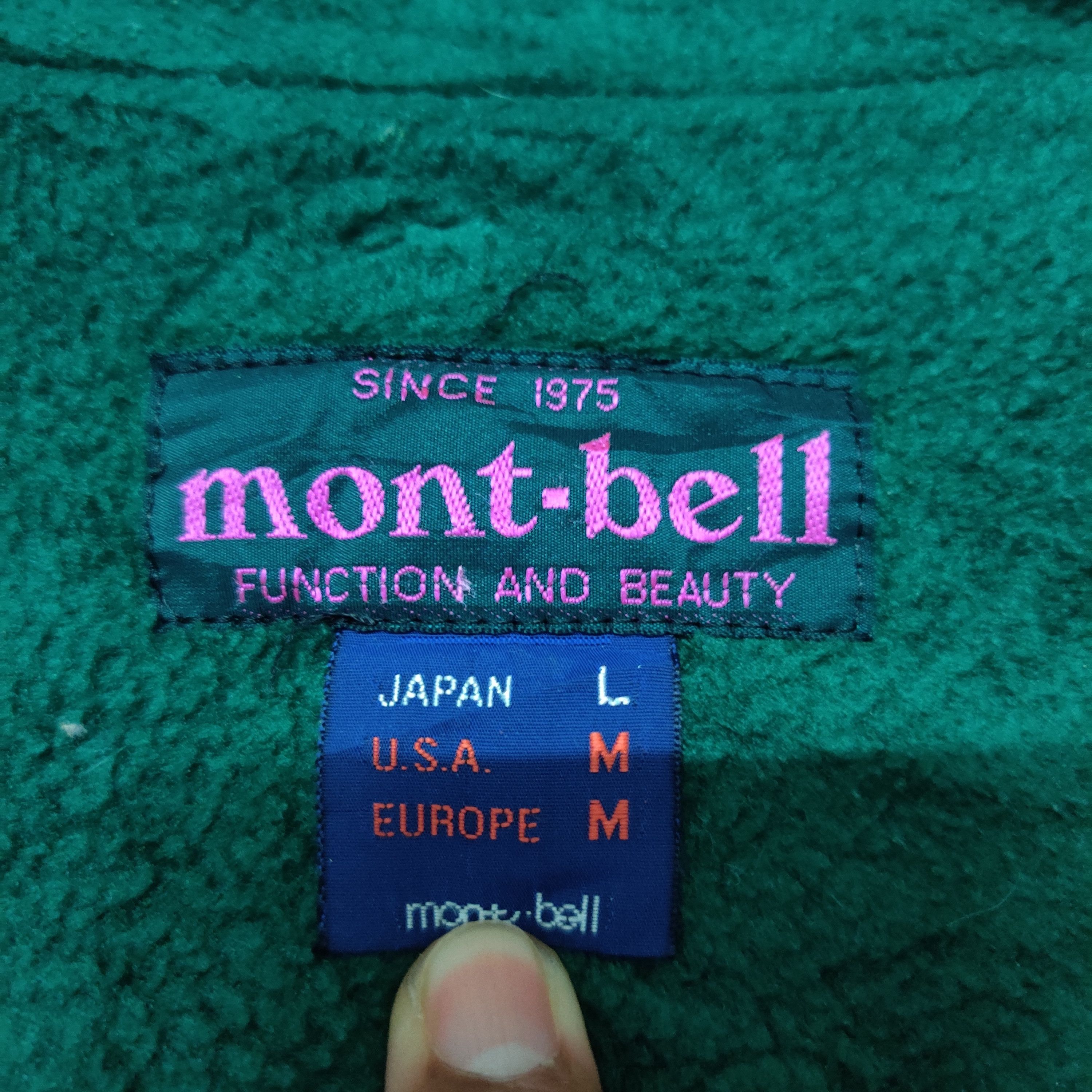 Montbell Vintage Montbell x PolarPlus Bomber Jacket Size US M / EU 48-50 / 2 - 10 Thumbnail