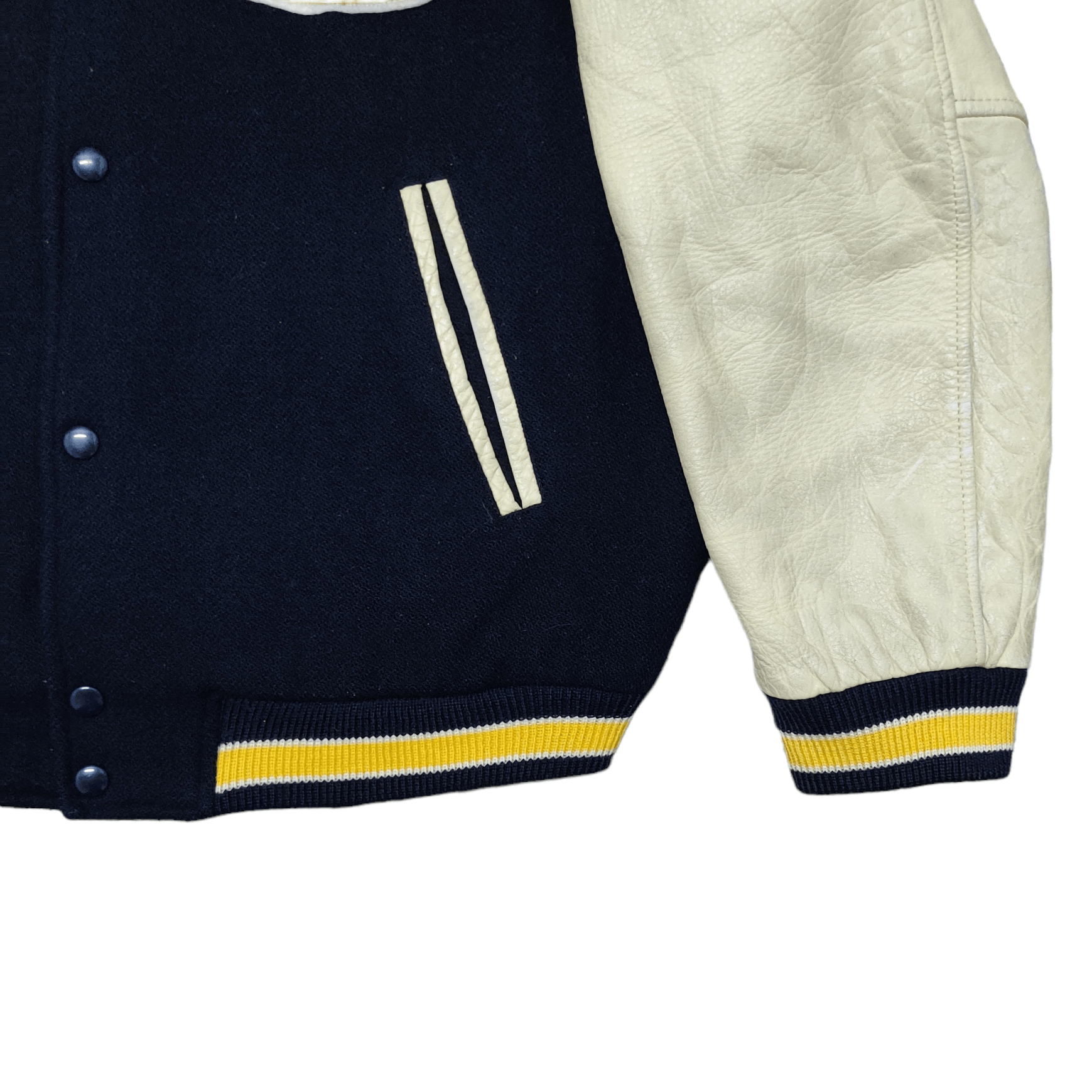 Japanese Brand Vintage Peter Rabbit Staff Varsity Jacket Wool Leather Size US L / EU 52-54 / 3 - 6 Thumbnail