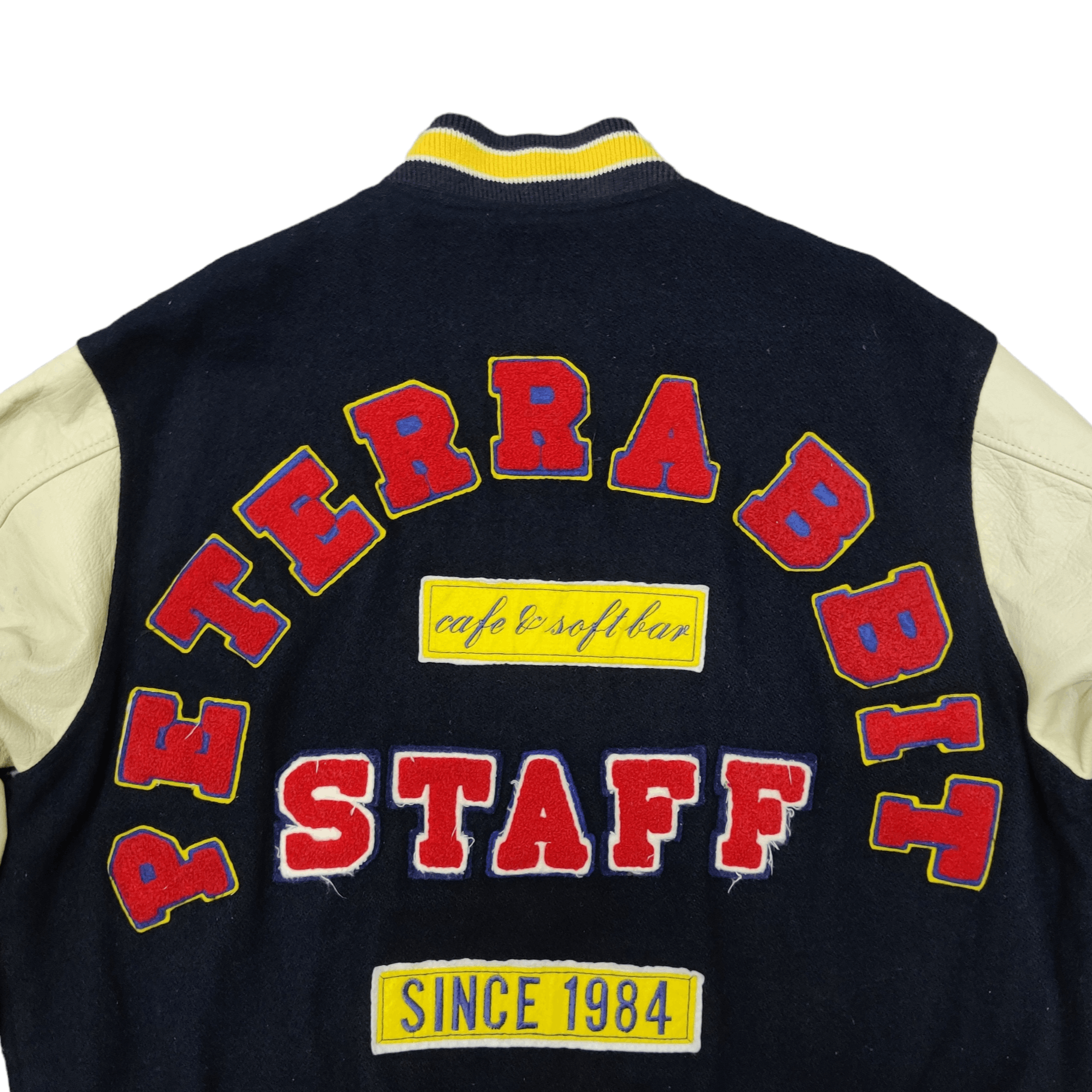 Japanese Brand Vintage Peter Rabbit Staff Varsity Jacket Wool Leather Size US L / EU 52-54 / 3 - 2 Thumbnail