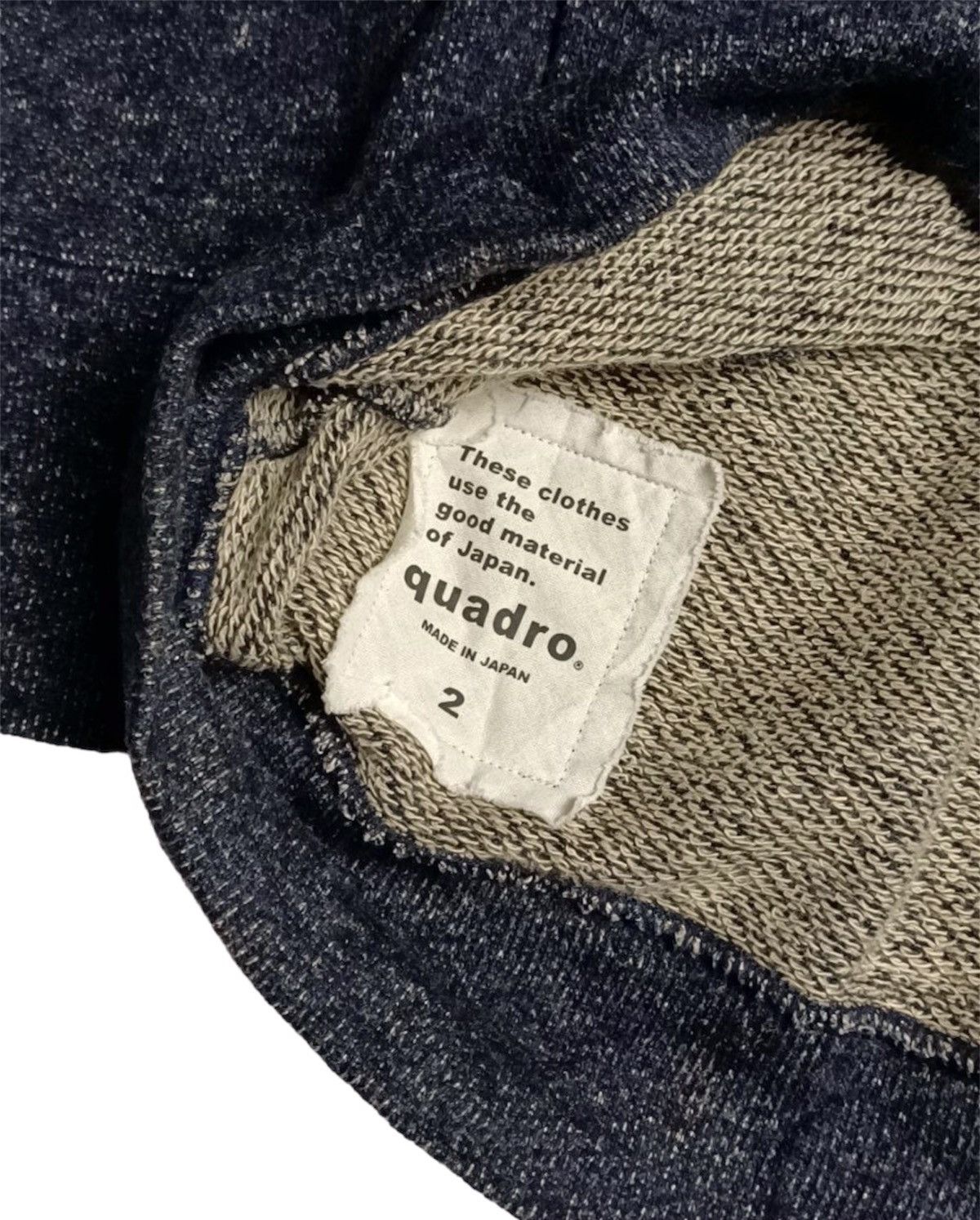 Japan Blue Japan Quadro Wool Hoodie Size US M / EU 48-50 / 2 - 6 Thumbnail