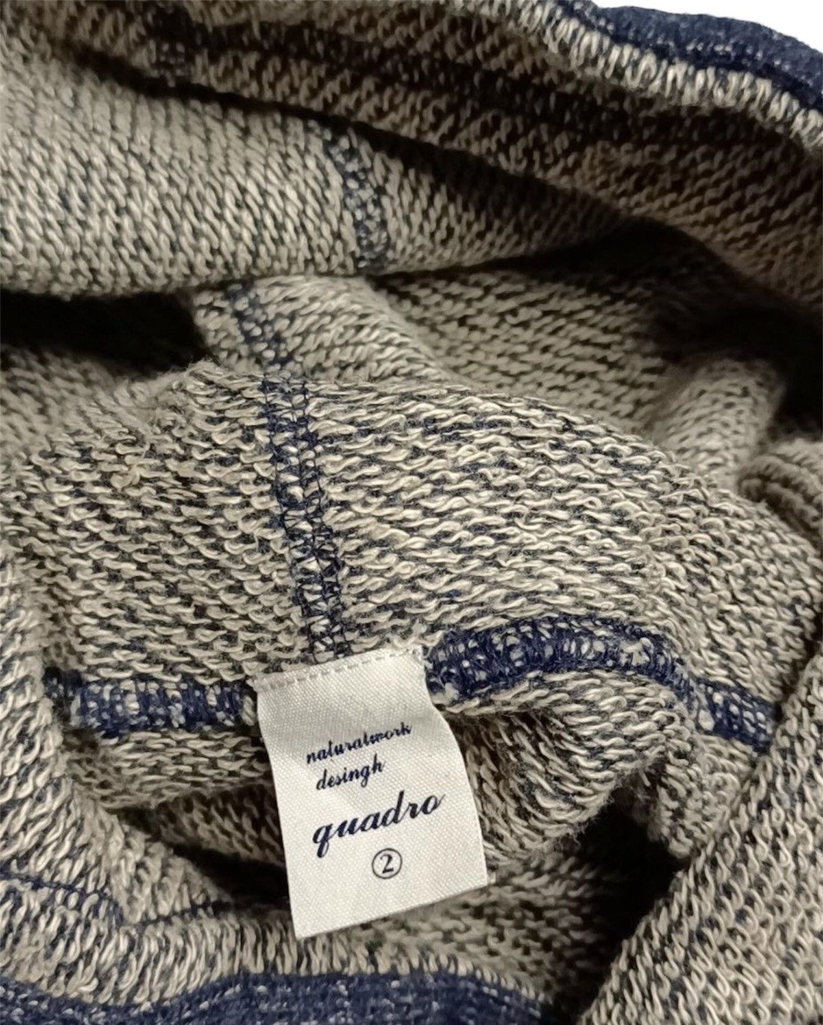 Japan Blue Japan Quadro Wool Hoodie Size US M / EU 48-50 / 2 - 5 Thumbnail