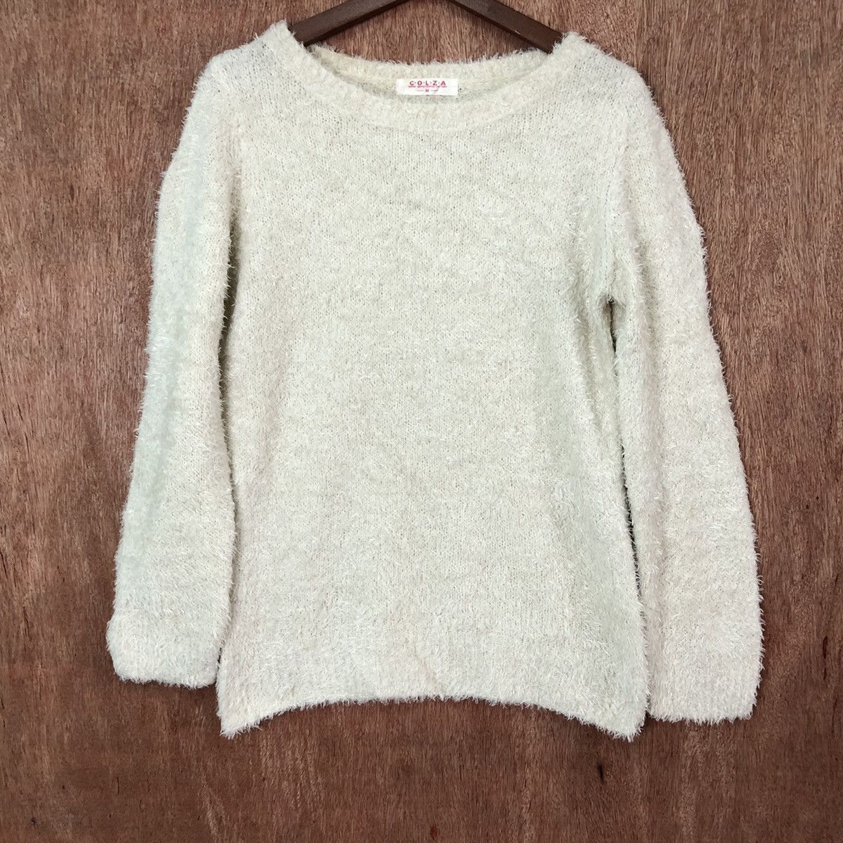 Homespun Knitwear × Japanese Brand Colza Shag Shaggy Fur Mohair Knitwear #6417 Size US M / EU 48-50 / 2 - 3 Thumbnail