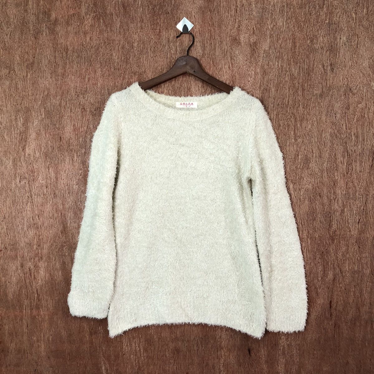 Homespun Knitwear × Japanese Brand Colza Shag Shaggy Fur Mohair Knitwear #6417 Size US M / EU 48-50 / 2 - 1 Thumbnail