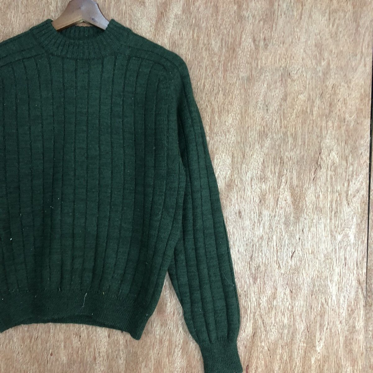 Homespun Knitwear × Uniqlo × Vintage DLL Uniqlo Green stripe vintage Knitwear #c590 Size US M / EU 48-50 / 2 - 5 Thumbnail