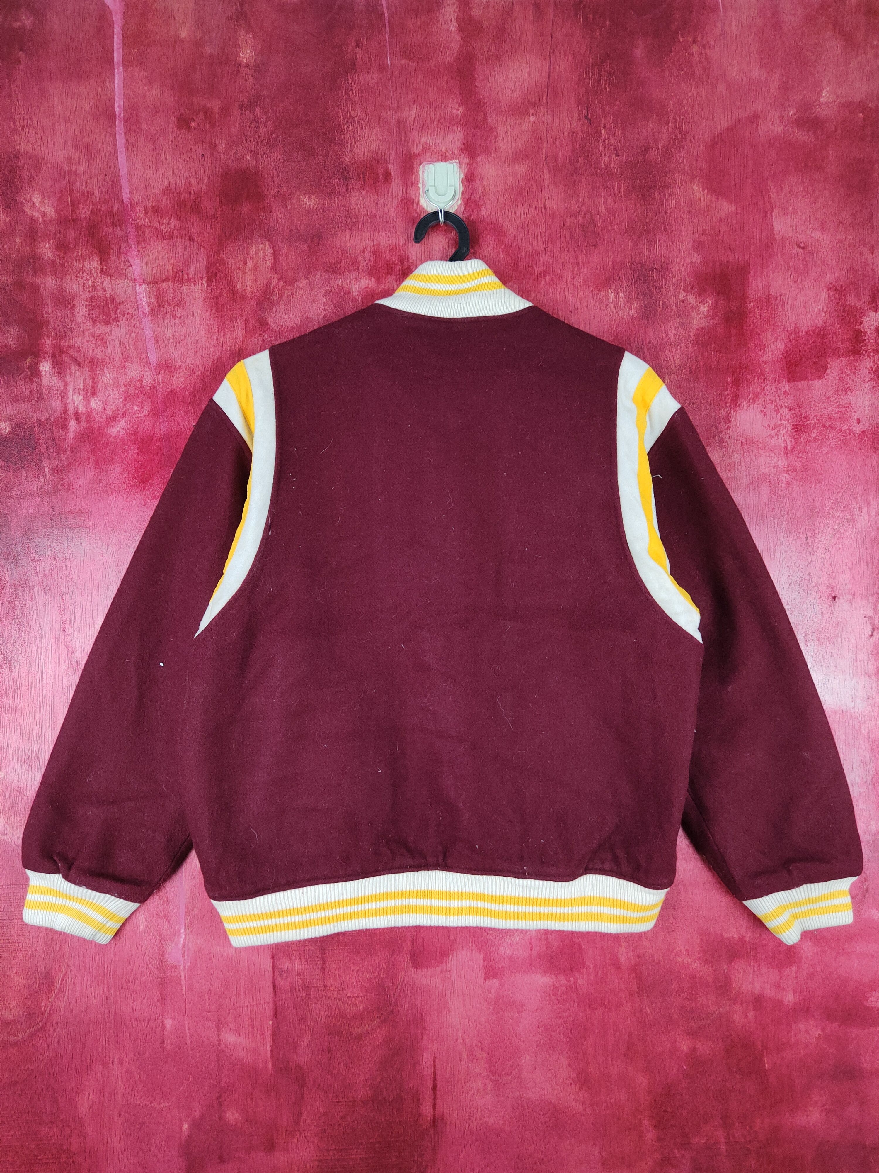 Japanese Brand Japanese Brand Maroon varsity jacket #4299 Size US M / EU 48-50 / 2 - 6 Thumbnail