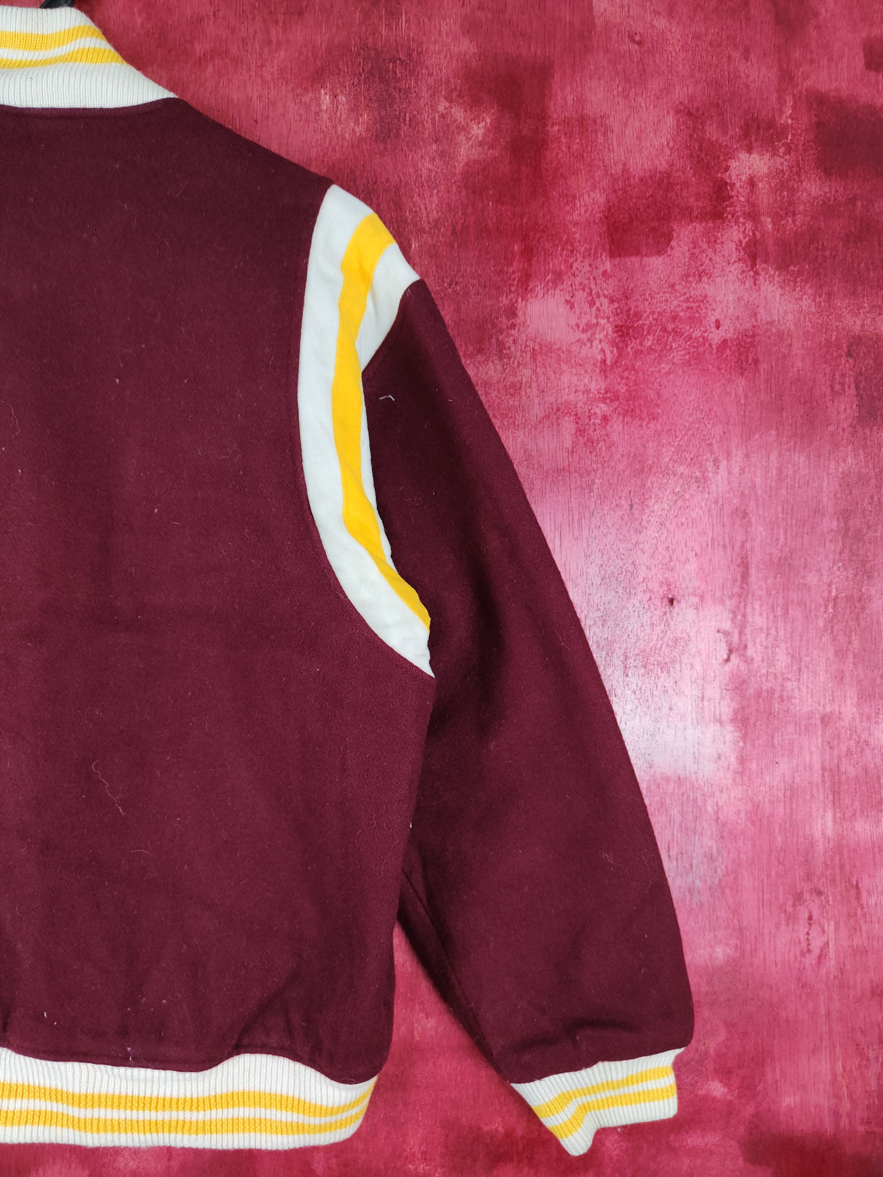 Japanese Brand Japanese Brand Maroon varsity jacket #4299 Size US M / EU 48-50 / 2 - 8 Thumbnail