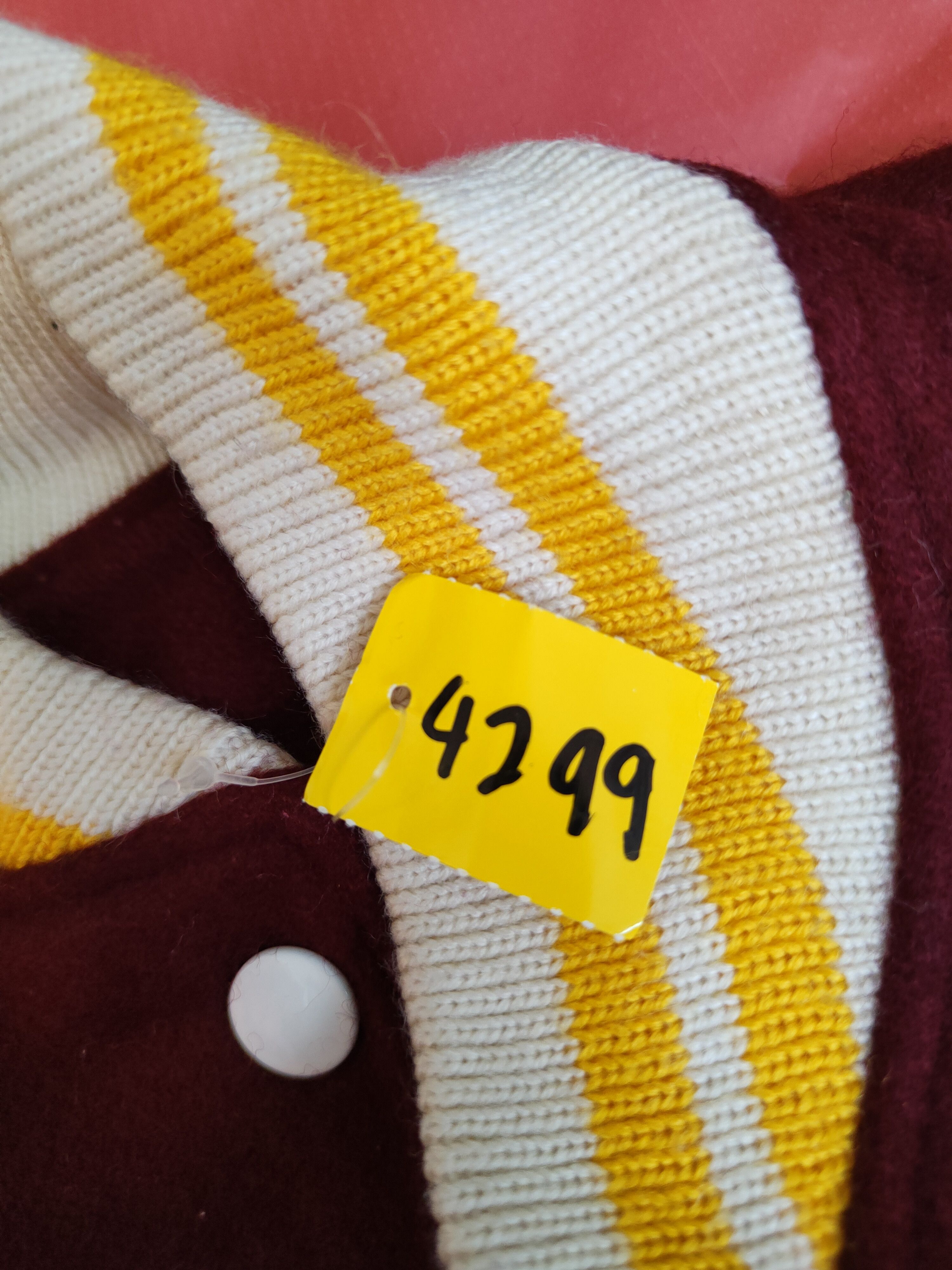 Japanese Brand Japanese Brand Maroon varsity jacket #4299 Size US M / EU 48-50 / 2 - 9 Thumbnail