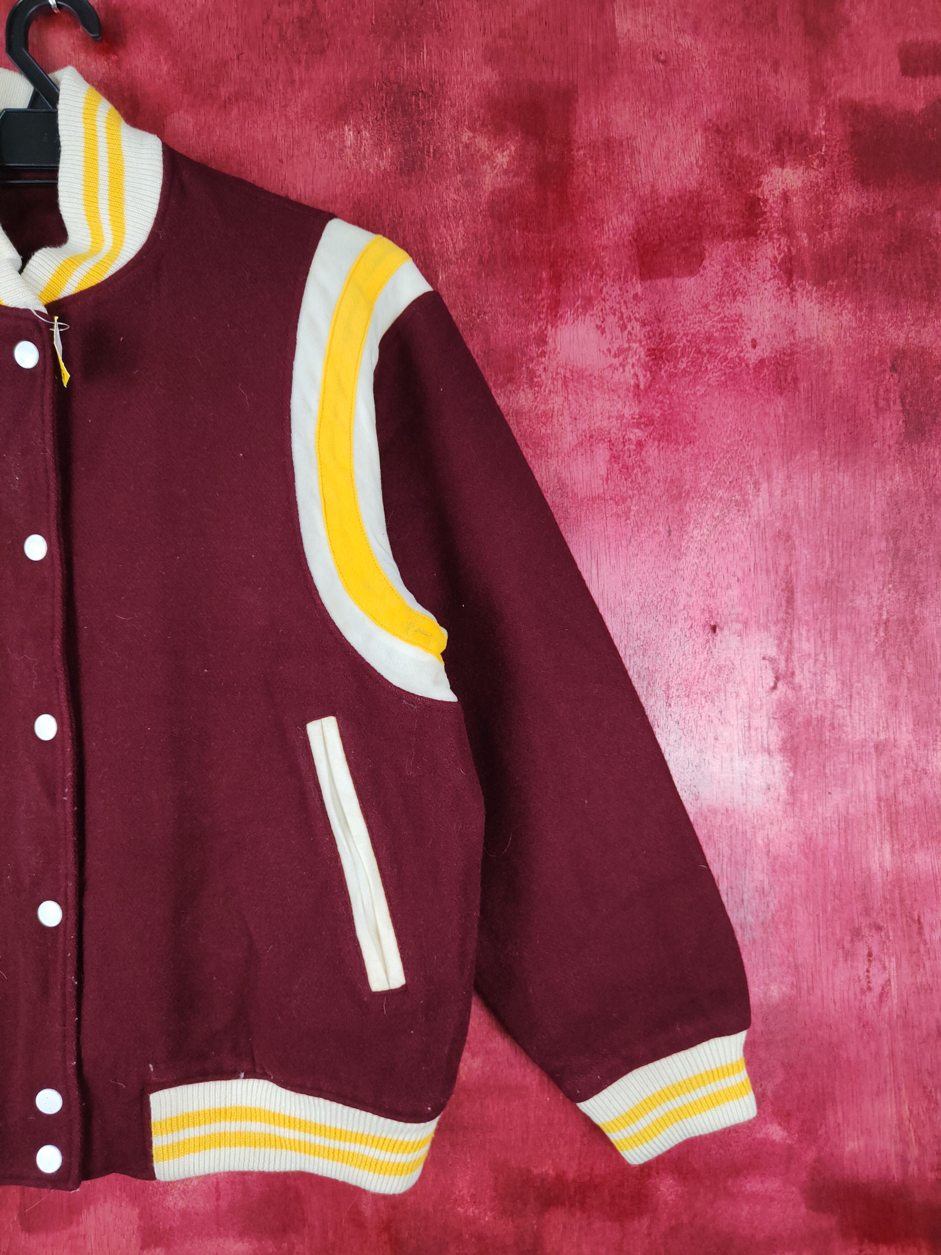Japanese Brand Japanese Brand Maroon varsity jacket #4299 Size US M / EU 48-50 / 2 - 5 Thumbnail