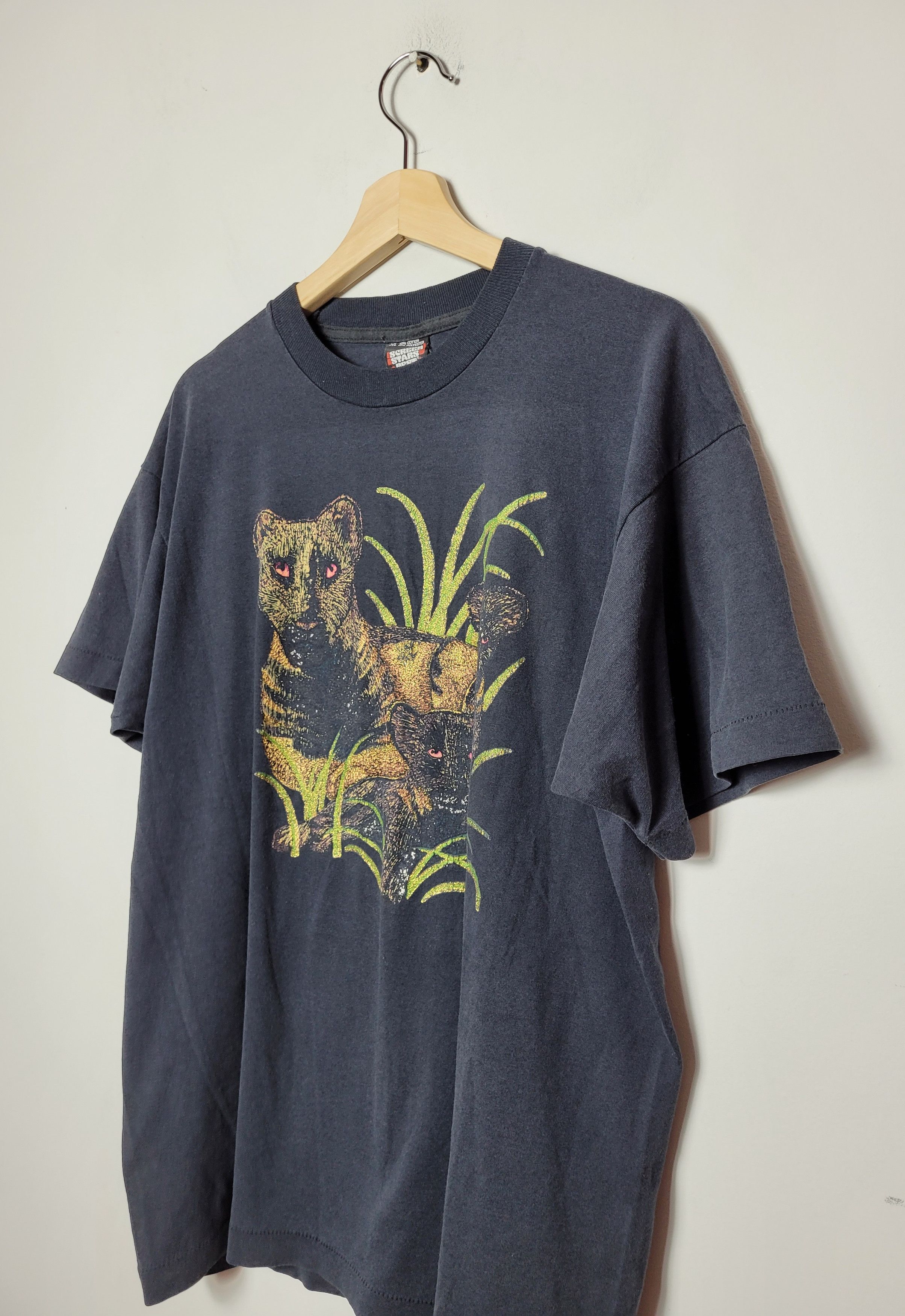 Vintage Screen Stars Made in USA Panters Animal Tee Vintage 90s Size US XL / EU 56 / 4 - 3 Thumbnail