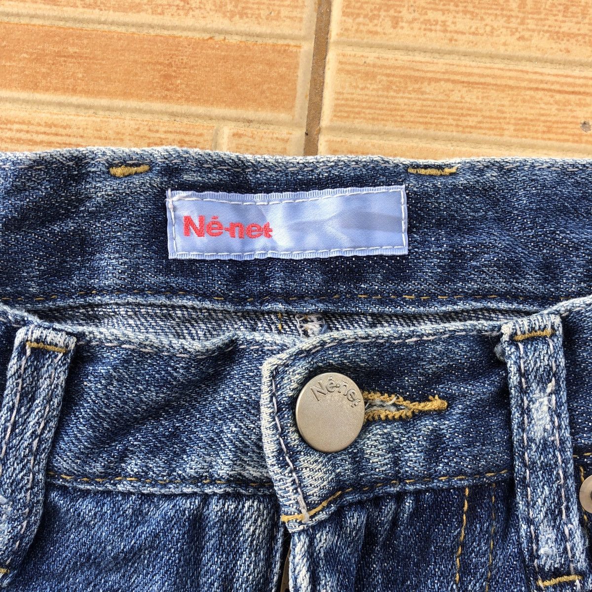 Issey Miyake 🔥Rare Ne-net Patchwork Denim Midi skirt Size 30" / US 8 / IT 44 - 7 Thumbnail