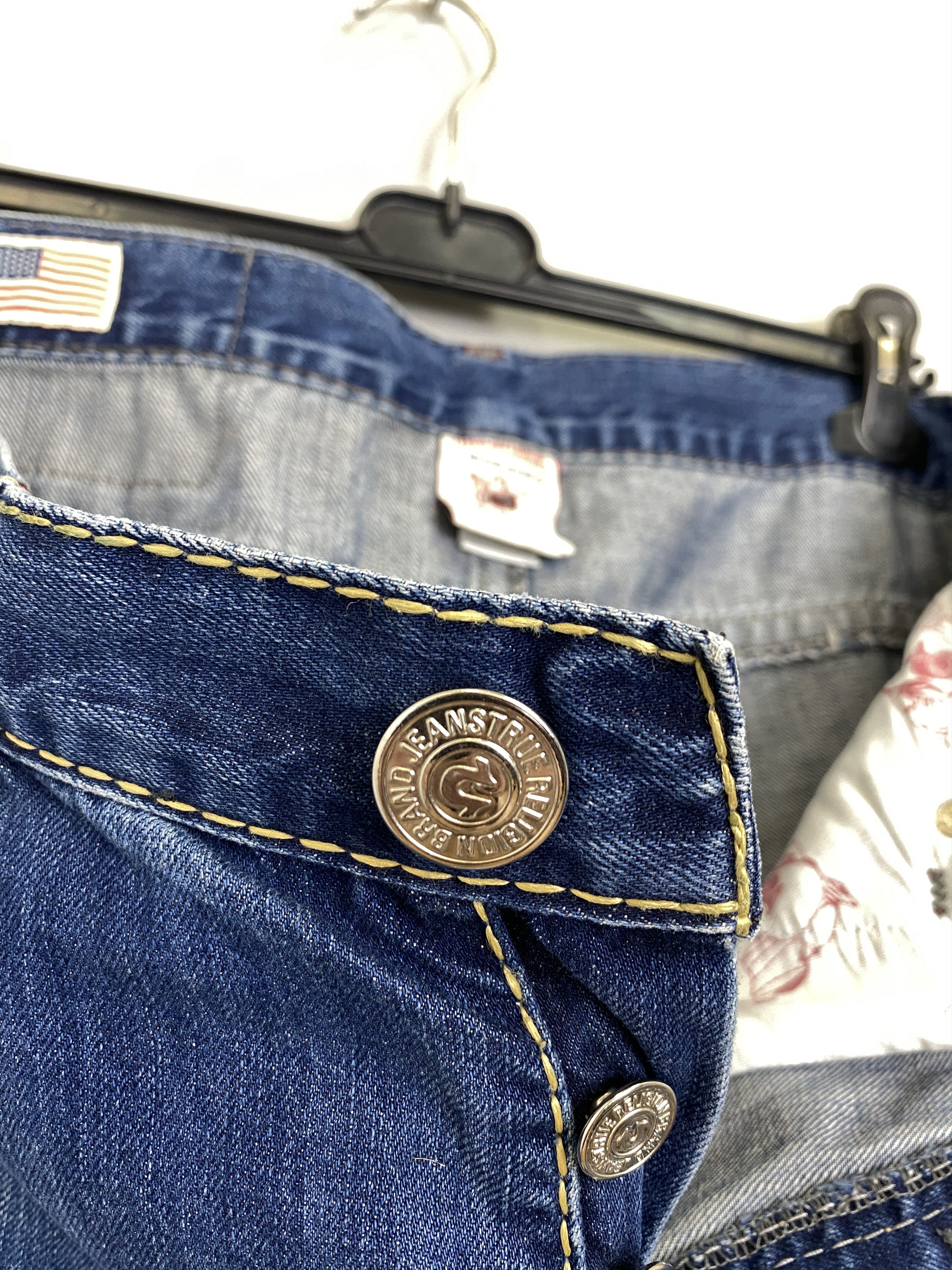 True Religion True Religion Ricky Big QT Vintage Made in USA Jeans Size US 33 - 12 Thumbnail