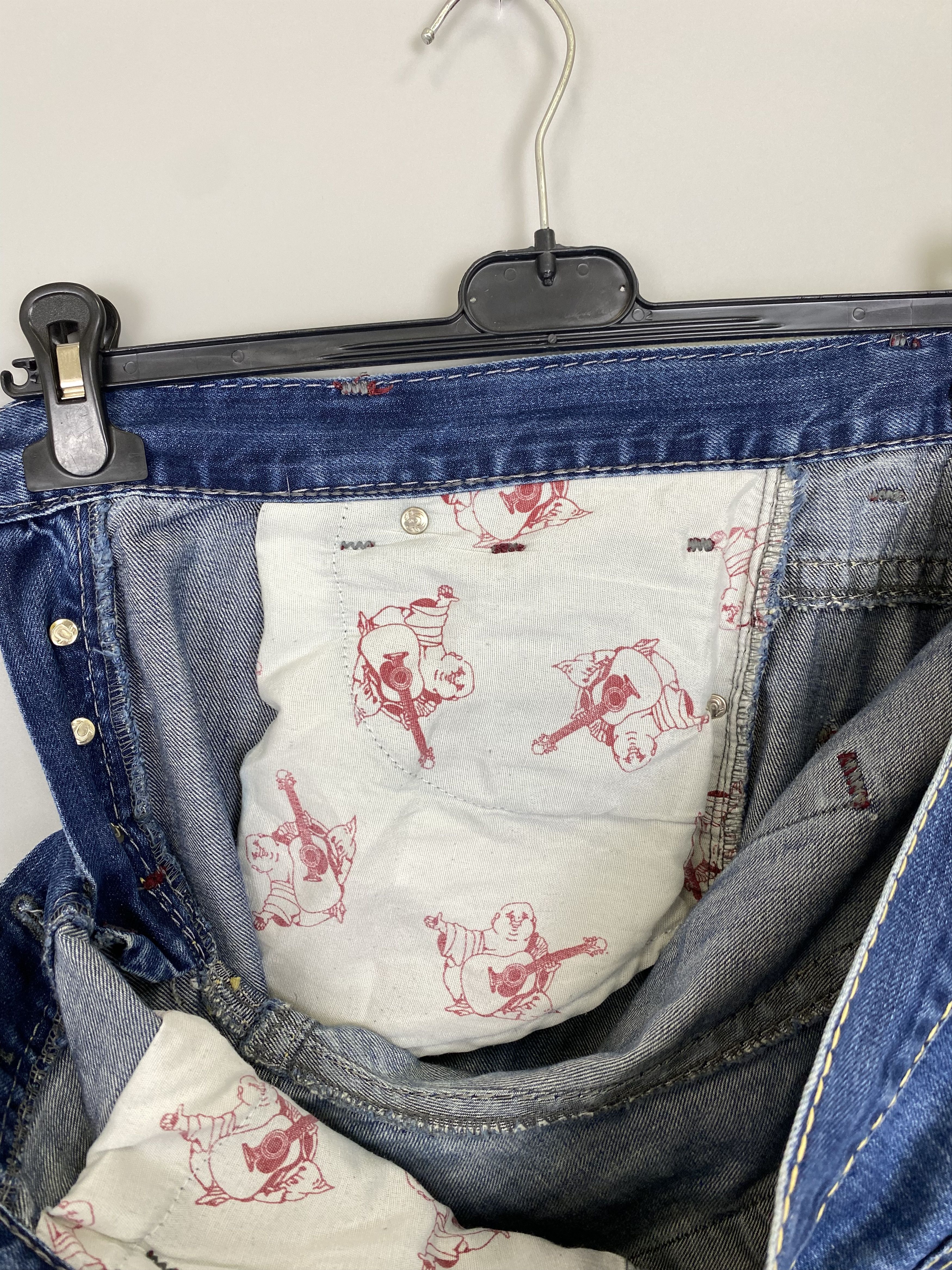 True Religion True Religion Ricky Big QT Vintage Made in USA Jeans Size US 33 - 15 Thumbnail