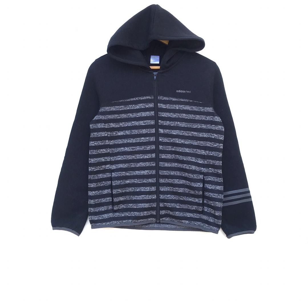 Adidas ⚡Nice Adidas Neo Striped Hoodie Size US S / EU 44-46 / 1 - 1 Thumbnail