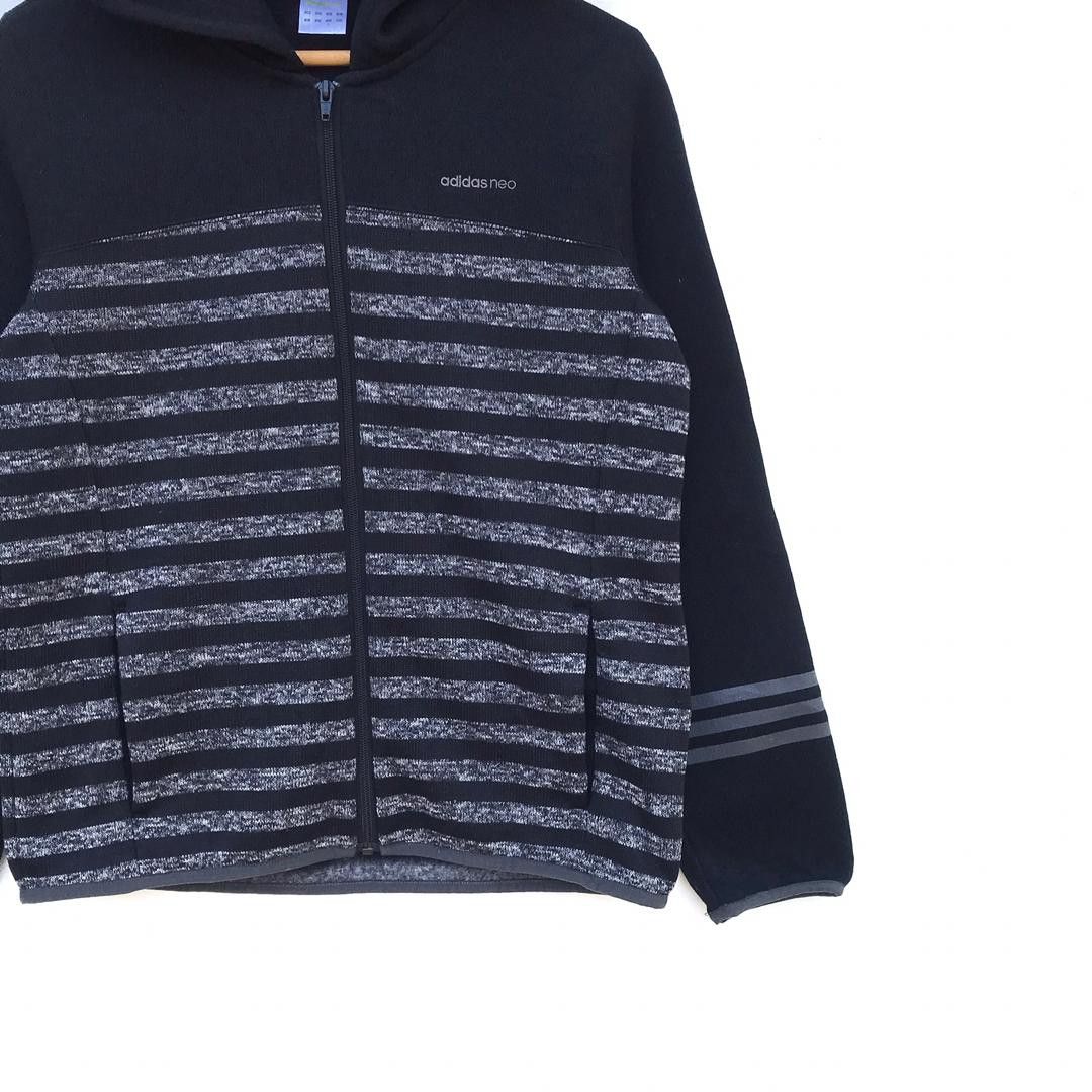 Adidas ⚡Nice Adidas Neo Striped Hoodie Size US S / EU 44-46 / 1 - 3 Thumbnail