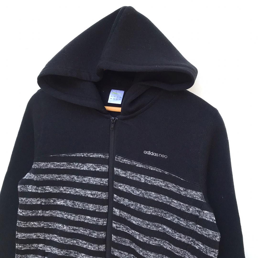 Adidas ⚡Nice Adidas Neo Striped Hoodie Size US S / EU 44-46 / 1 - 5 Thumbnail