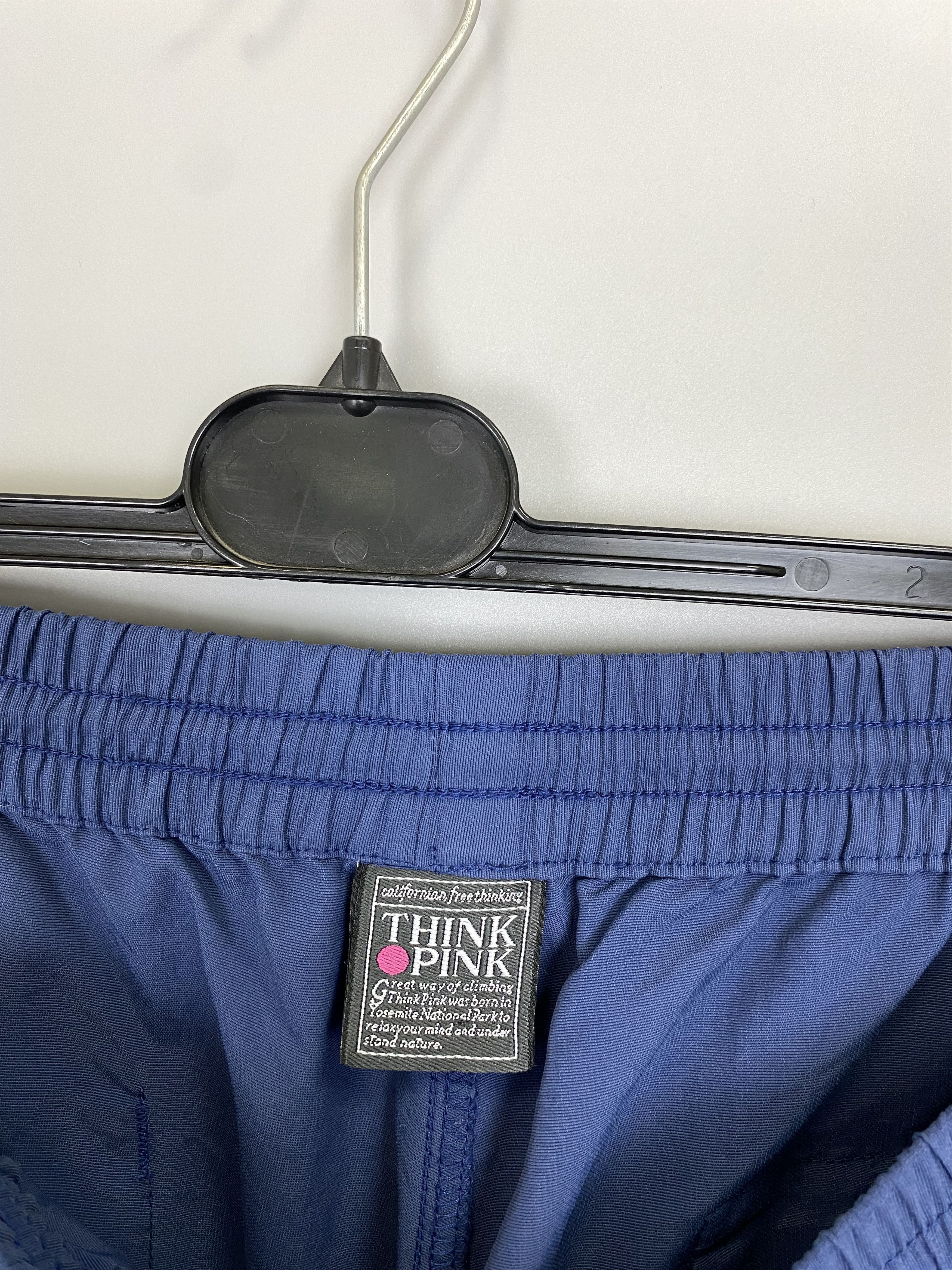 Japanese Brand RARE Think Pink Navy Nylon Pant Size XL Size US 34 / EU 50 - 9 Thumbnail