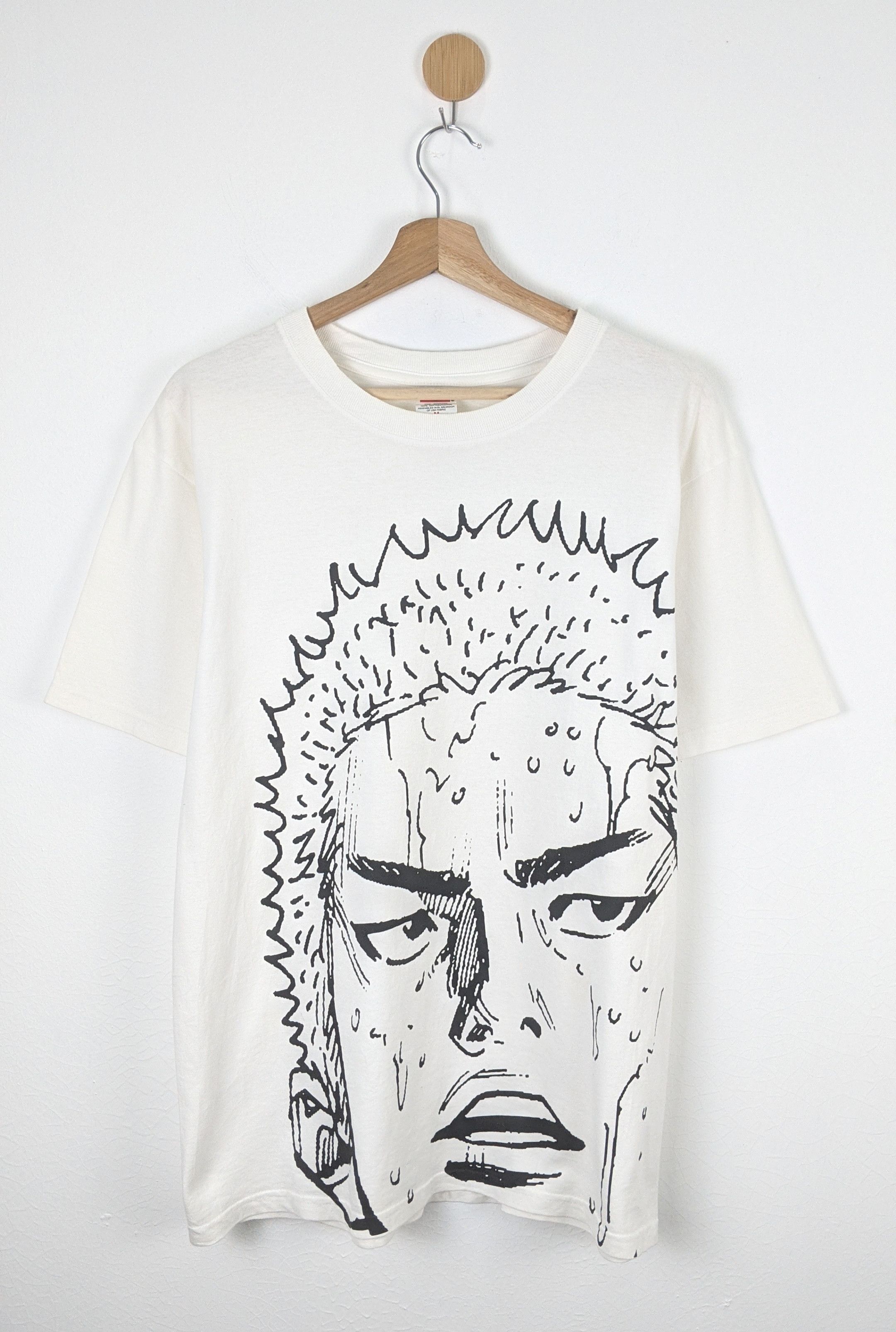 image of Anima x Vintage Sakuragi Hanamichi Slam Dunk Anime Shirt in White, Men's (Size Medium)