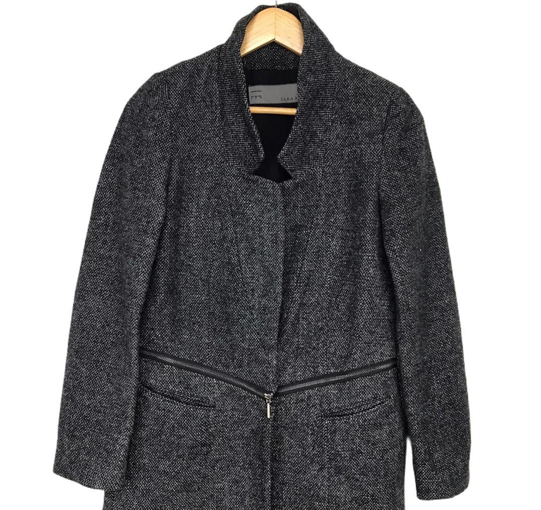 Designer × Zara Acrylic wool jacket single buttom plus zipper Size US S / EU 44-46 / 1 - 6 Thumbnail