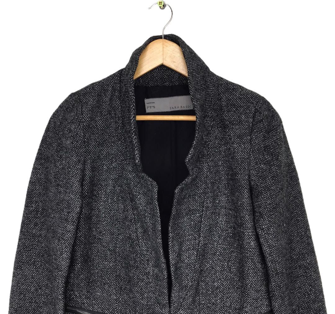 Designer × Zara Acrylic wool jacket single buttom plus zipper Size US S / EU 44-46 / 1 - 4 Thumbnail