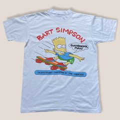 Vintage 80s 90s SF 49ers Bart Simpson Bootleg Crewneck NFL 