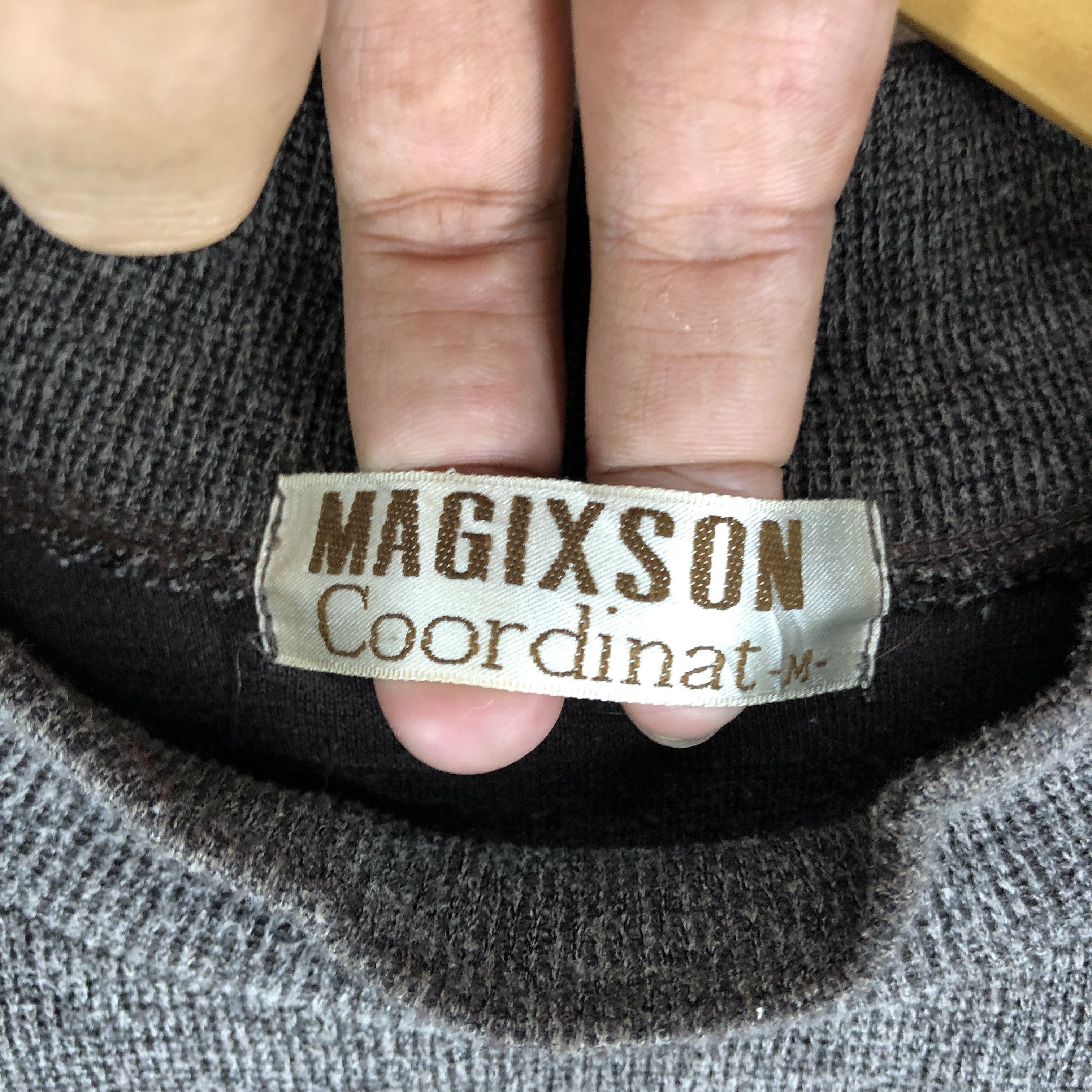 Japanese Brand MAGIXSON COORDINATE Crew Neck Sweatshirt #2152-74 Size US S / EU 44-46 / 1 - 3 Thumbnail