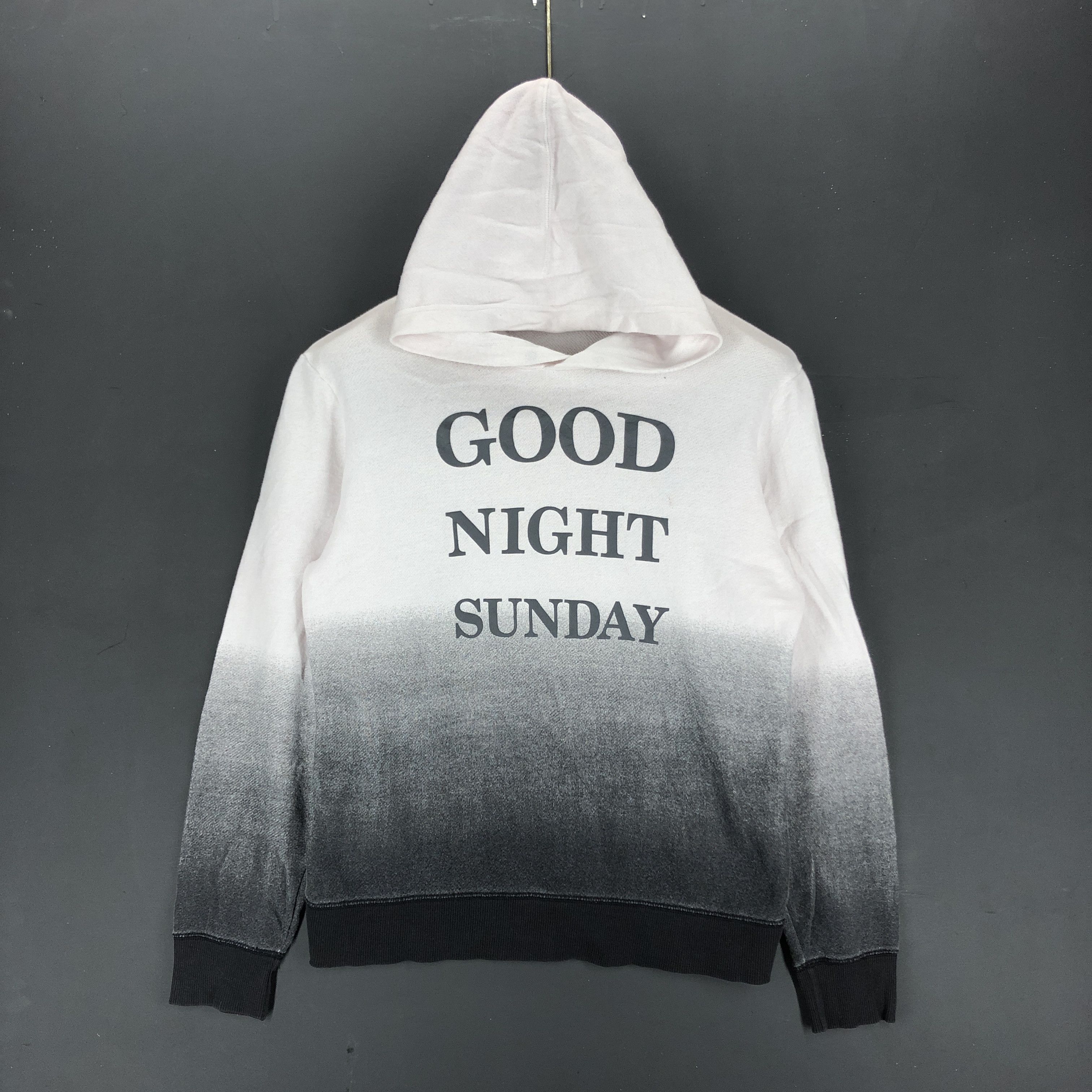 Japanese Brand GOOD NIGHT SUNDAY Hoodie Pullover #2110-72 Size US M / EU 48-50 / 2 - 4 Thumbnail